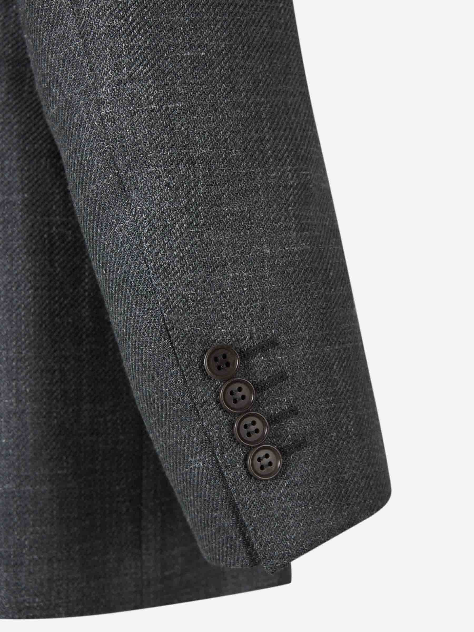 Canali Hombre Barcelona Americana Jaspeada Lana color Gris Piedra sku 302-003548 01 - Foto 5