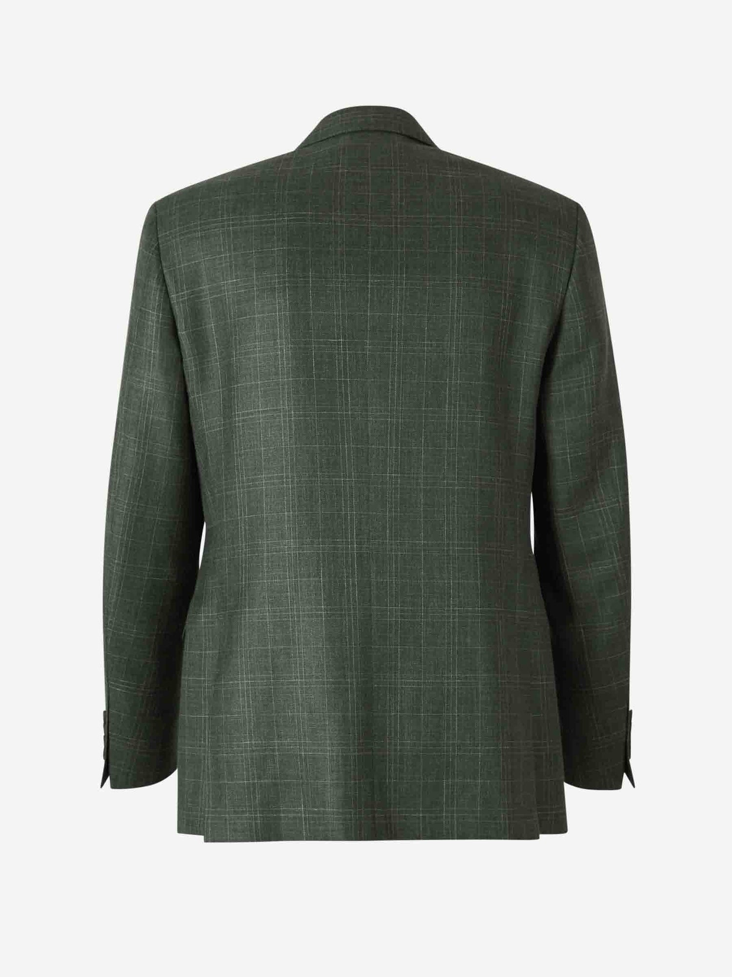 Canali Hombre Barcelona Americana Cuadro Fino color Verde Oscuro sku 302-003552 01 - Foto 2