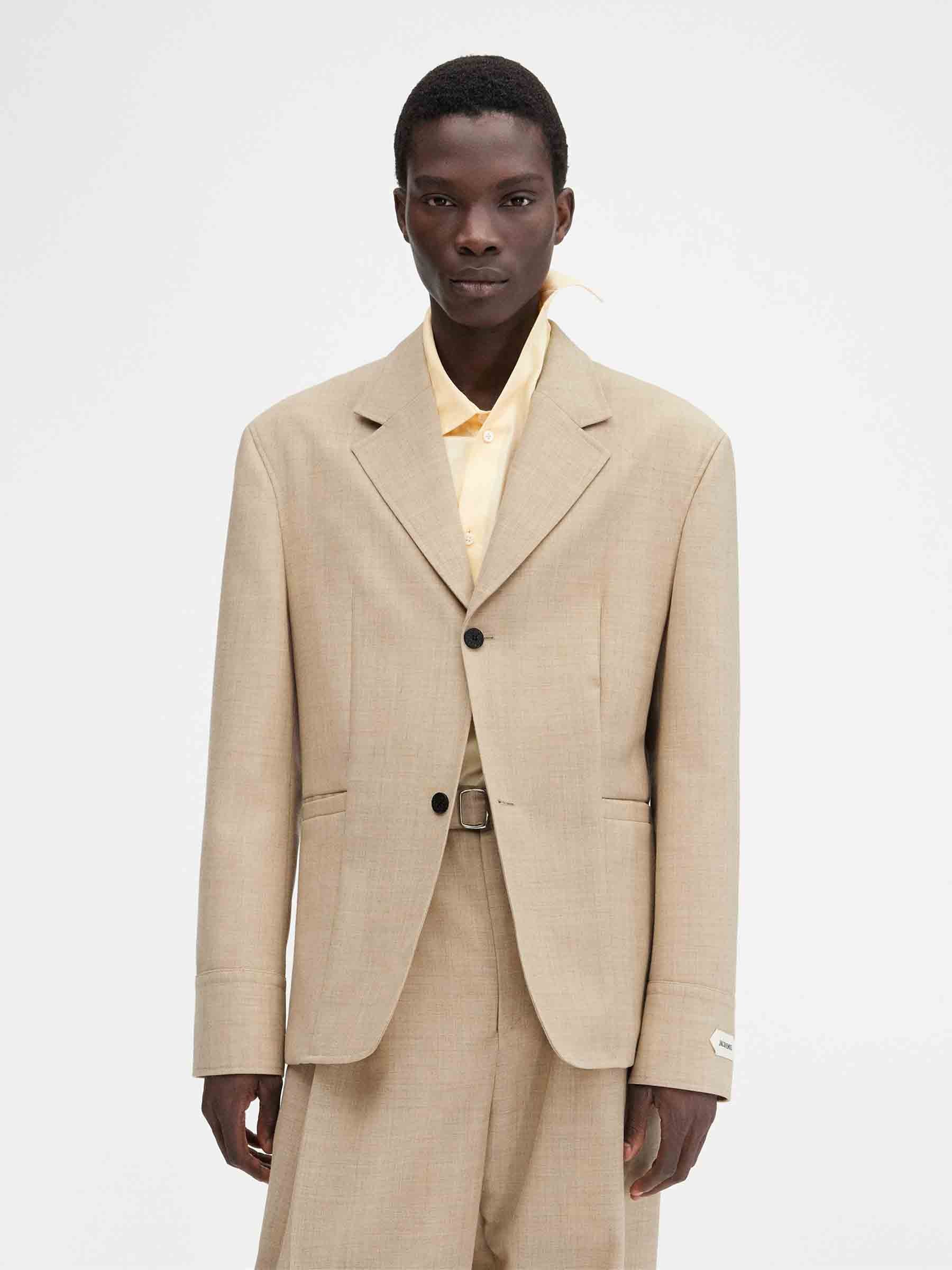 Outlet online Jacquemus Hombre Americana Recta Canevas color Beige sku 302-003556 01 - Foto 4
