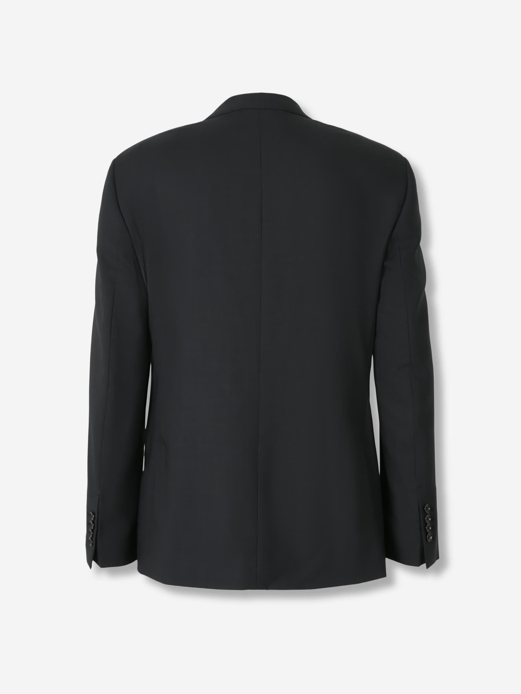 Outlet online Ami Paris Hombre Americana Recta Lana color Gris Antracita sku 302-003600 01 - Foto 2