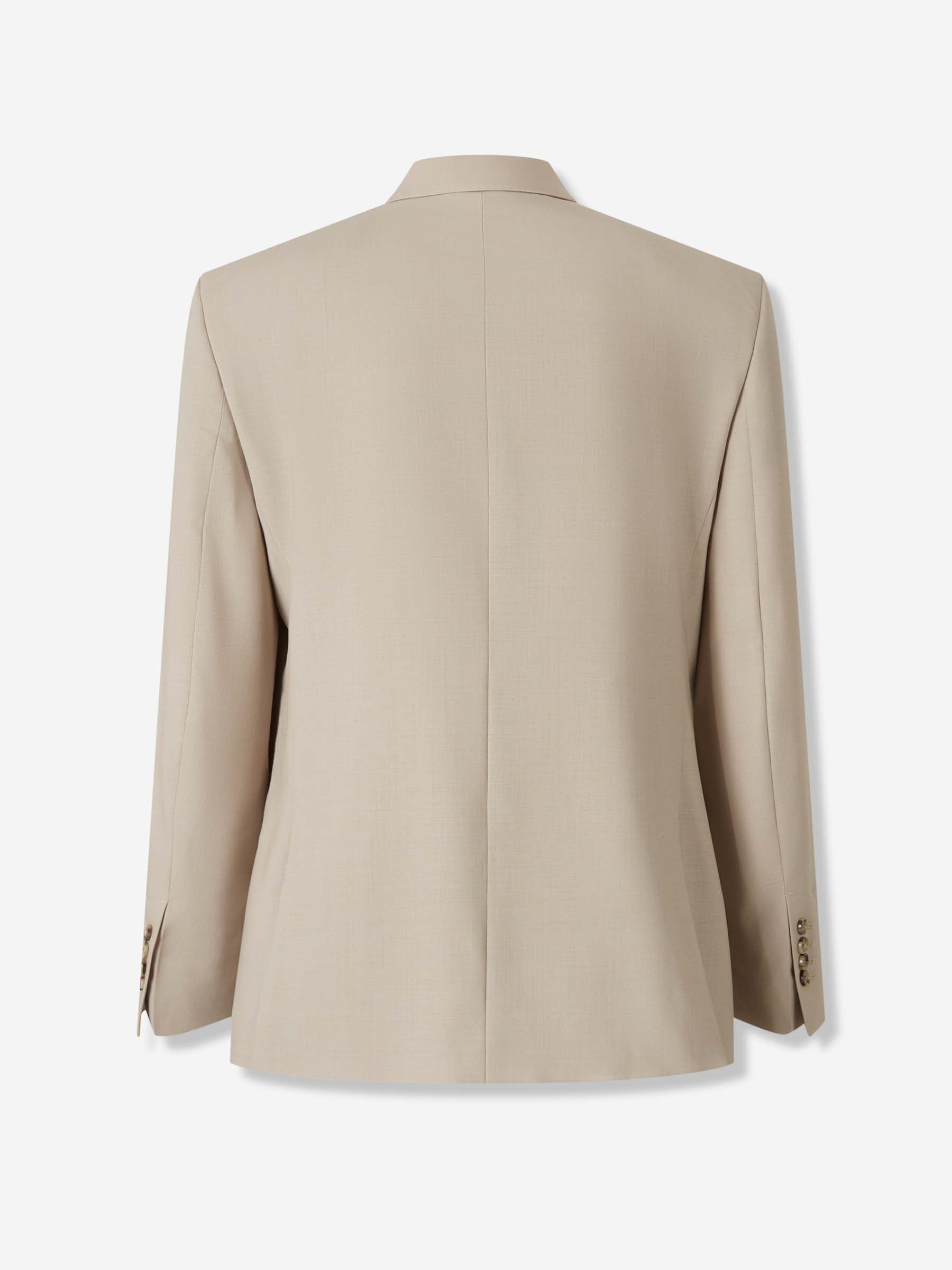 Outlet online Ami Paris Hombre Americana Cruzada Lana color Beige sku 302-003601 01 - Foto 2