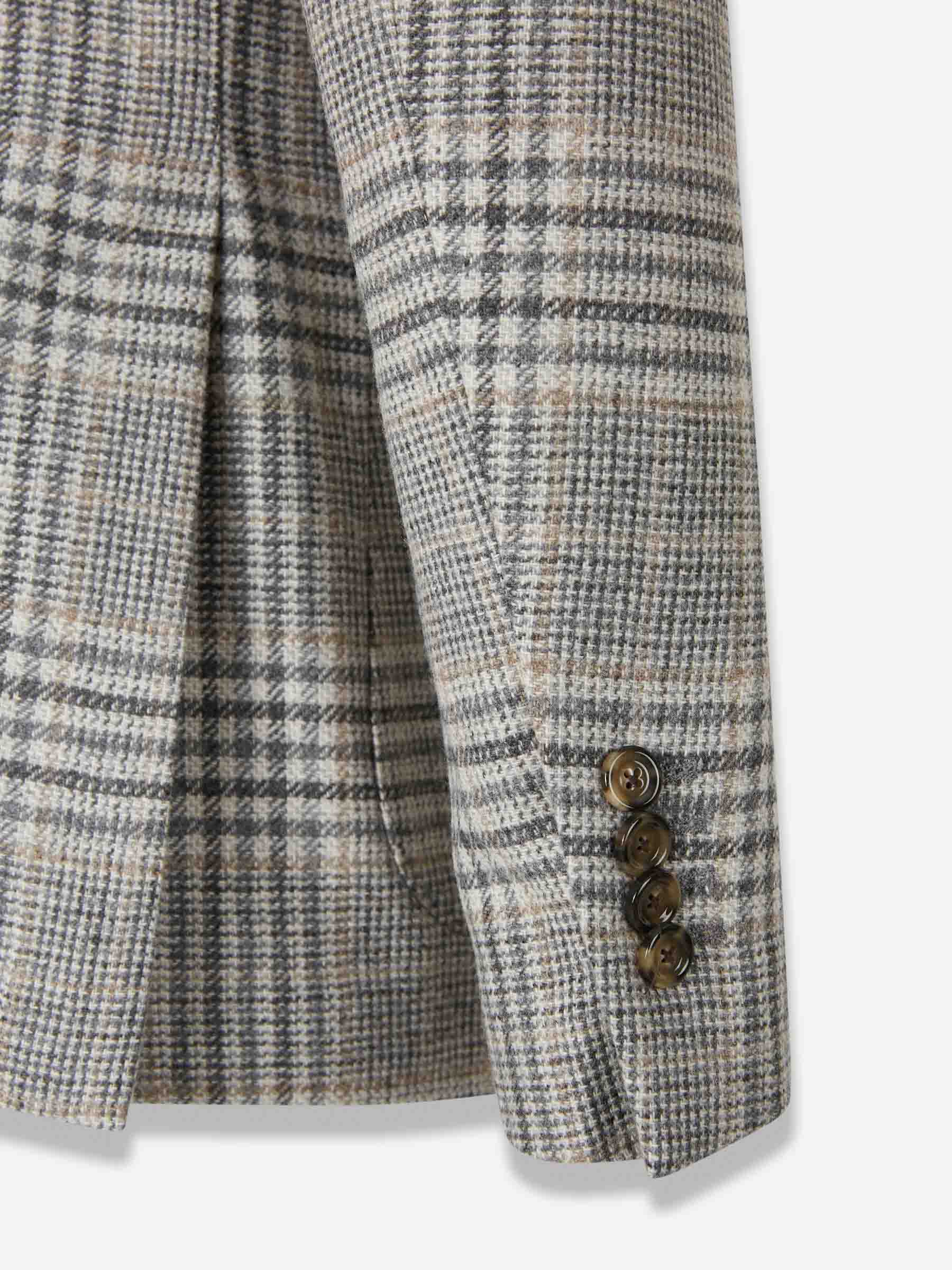 Outlet online Lardini Hombre Americana Recta Lana color Gris sku 302-003607 01 - Foto 4