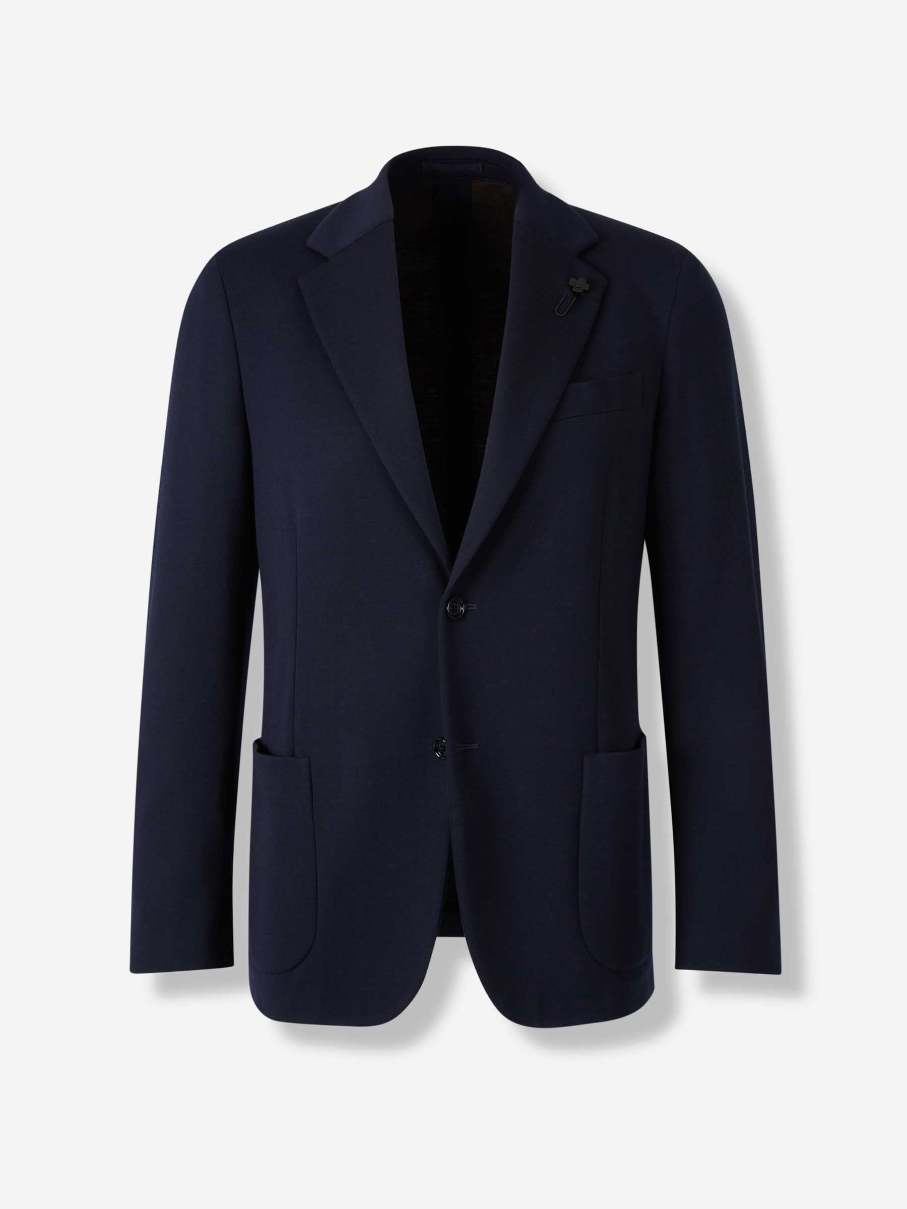 Outlet online Lardini Hombre Americana Recta Lana color Azul Marino sku 302-003608 01 - Foto 1