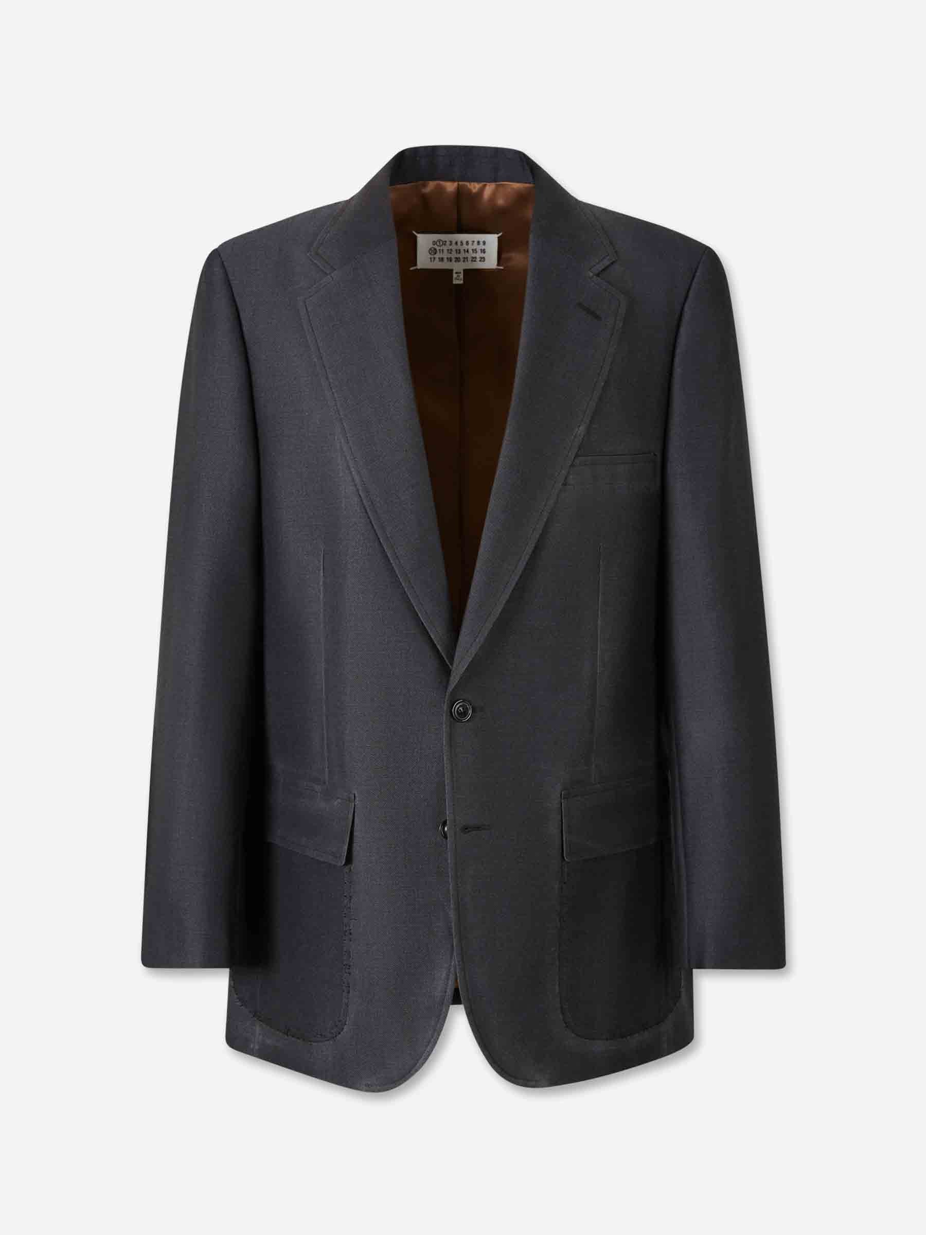 Outlet online Maison Margiela Hombre Americana Recta Work-in-Progress color Azul Noche sku 302-003617 01 - Foto 1