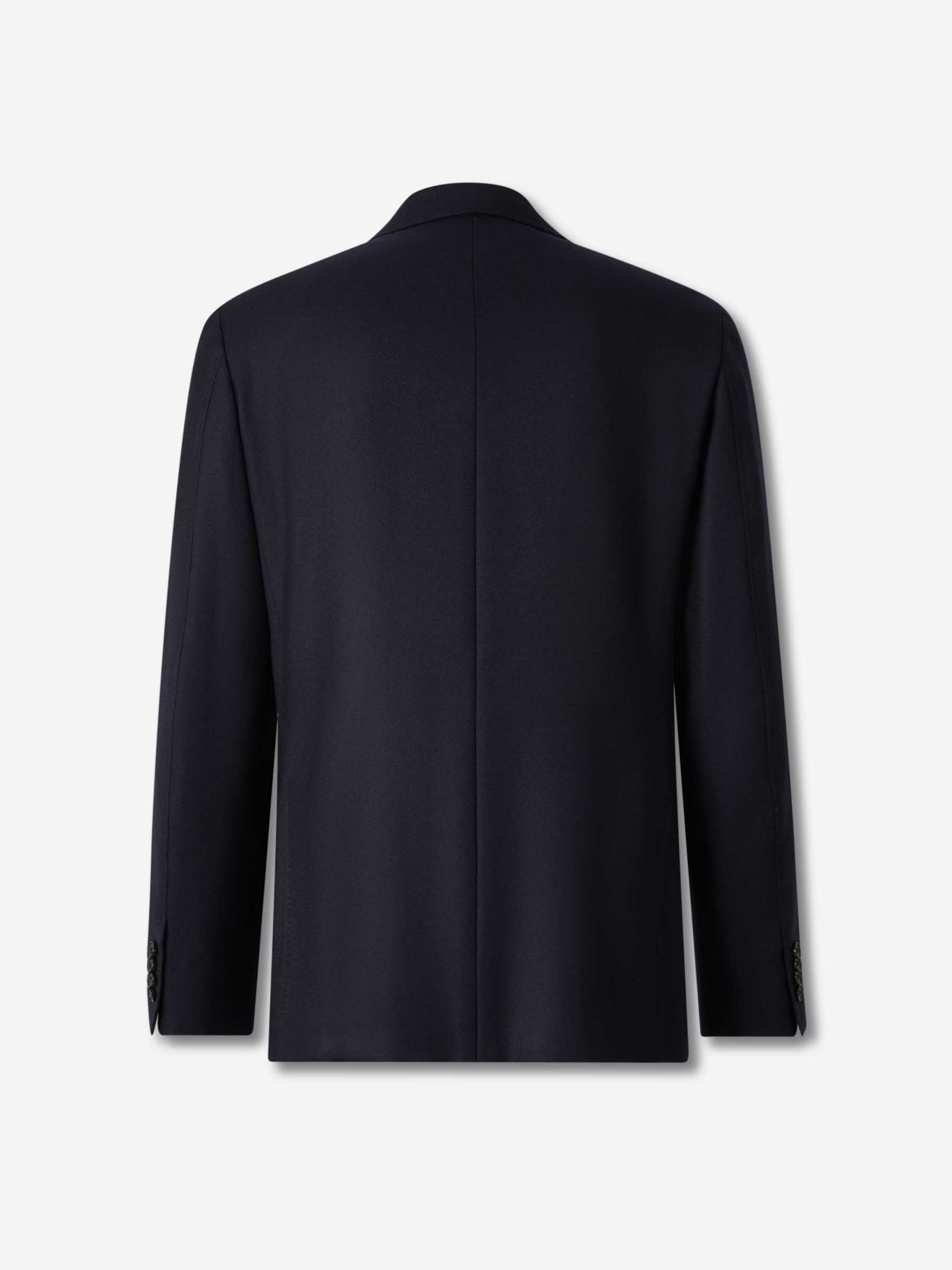 Outlet online Canali Hombre Americana Cruzada Cachemira color Azul Noche sku 302-003632 01 - Foto 2