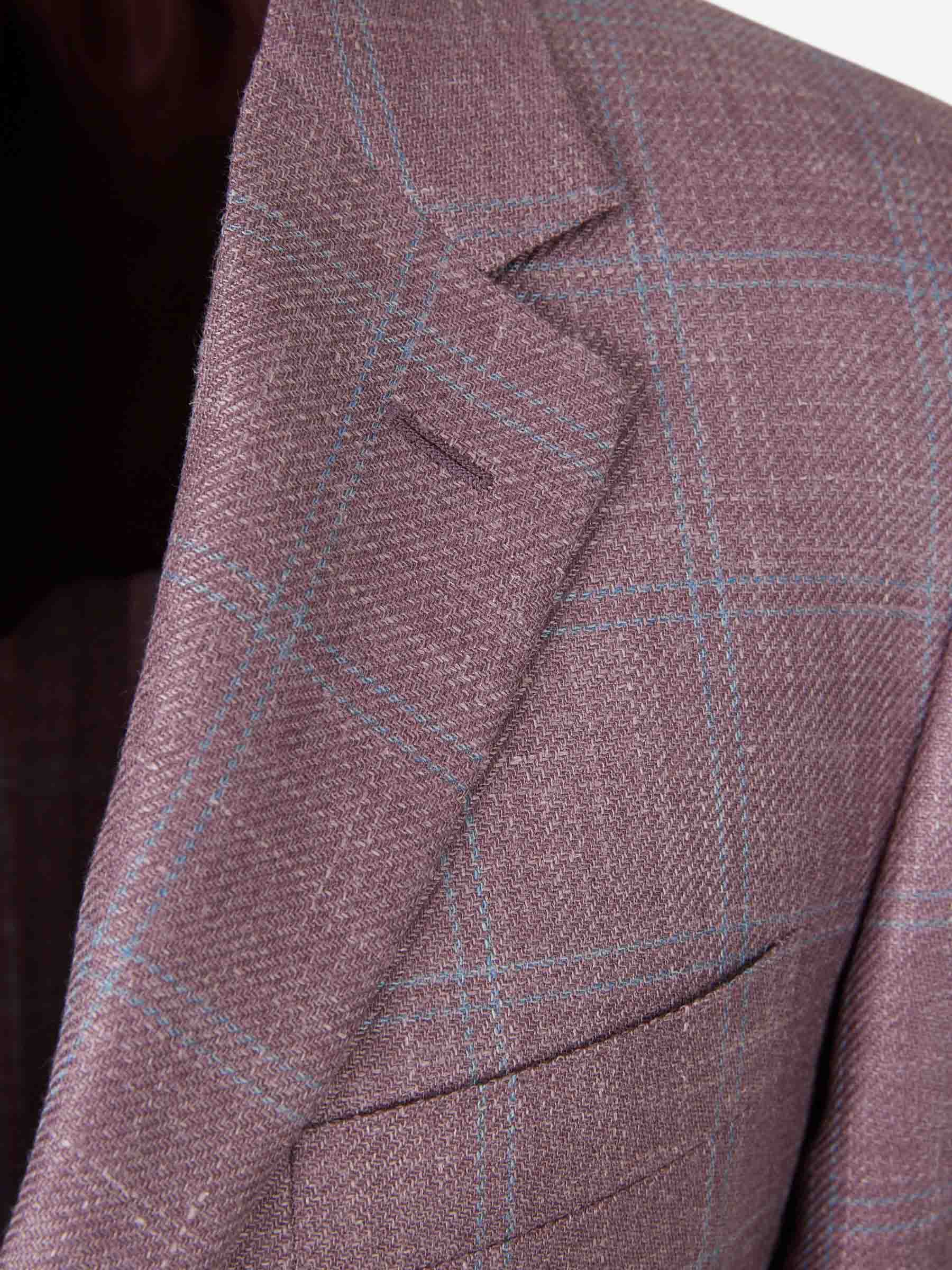 Canali Hombre Barcelona Americana Recta Cuadros color Multicolor sku 302-003696 01 - Foto 3