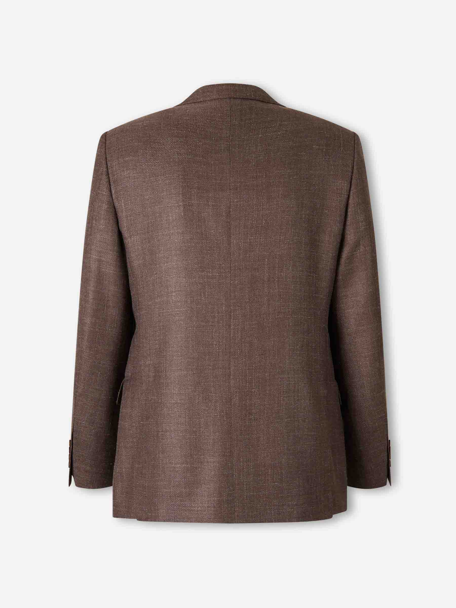 Outlet online Canali Hombre Americana Recta color Marrón sku 302-003698 02 - Foto 2