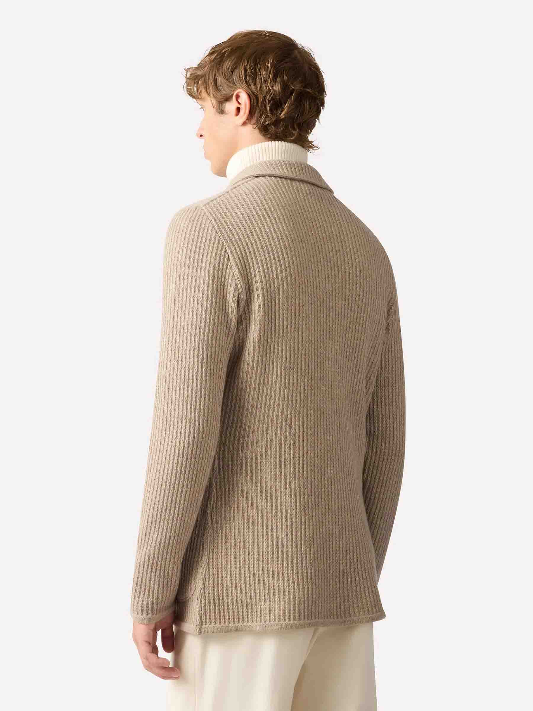 Lardini Hombre Barcelona Americana punto color Camel sku 302-003717 01 - Foto 3