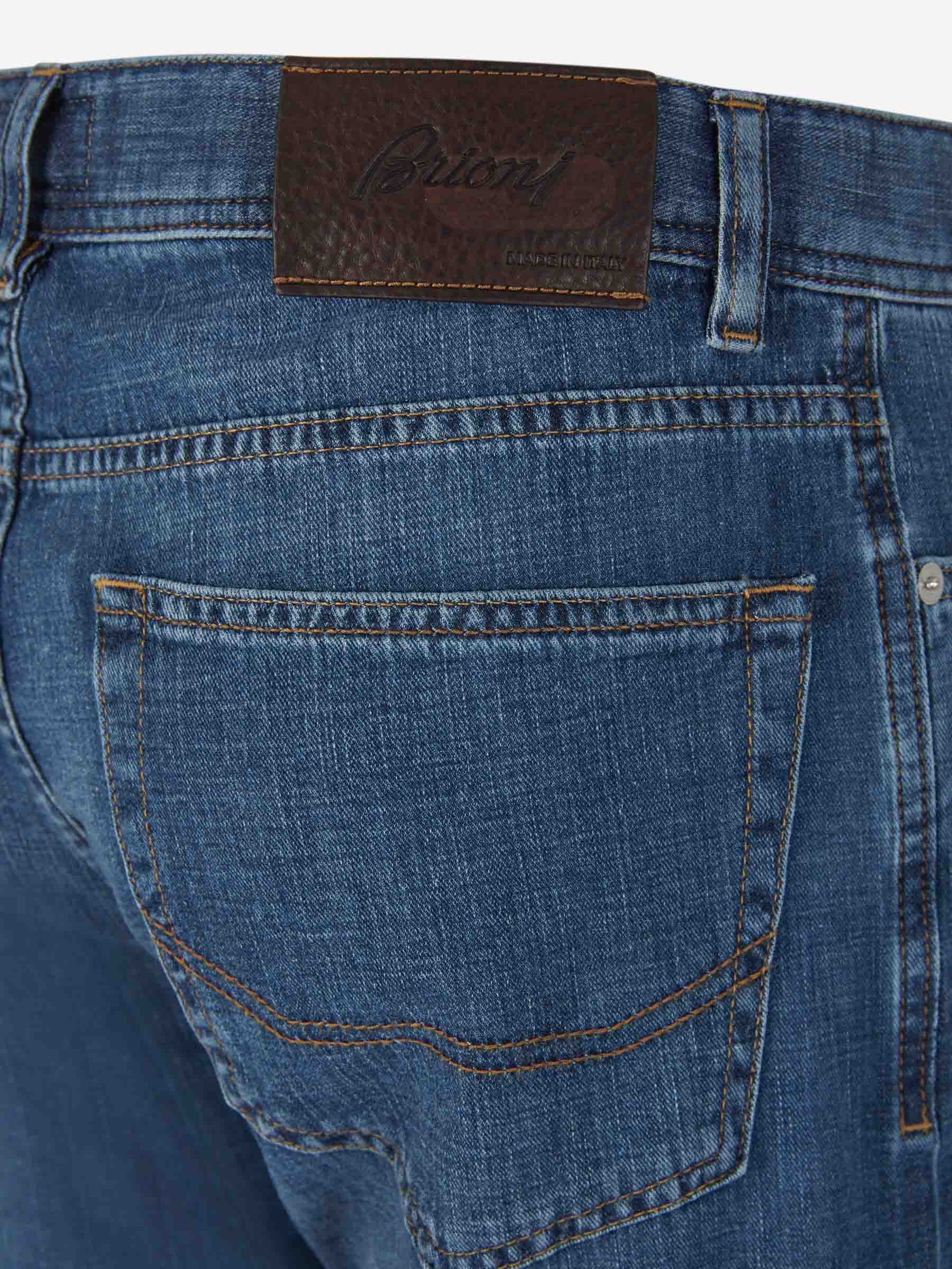 Outlet online Brioni Hombre Jeans Rectos Algodón color Azul Denim sku 522-002577 01 - Foto 4