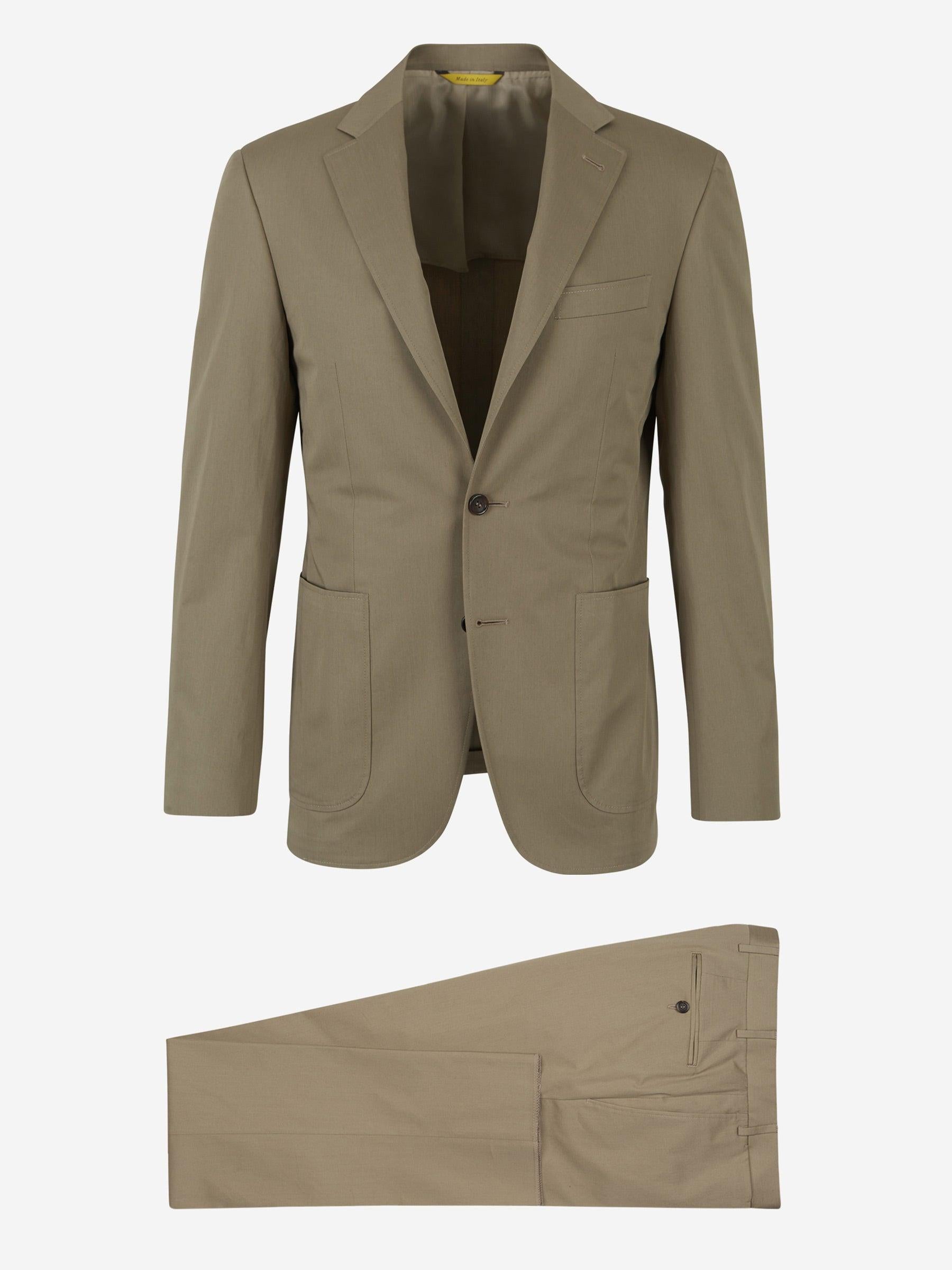 Canali Traje Kei Algodón color Gris Claro sku 311-000336 03 - Foto 3