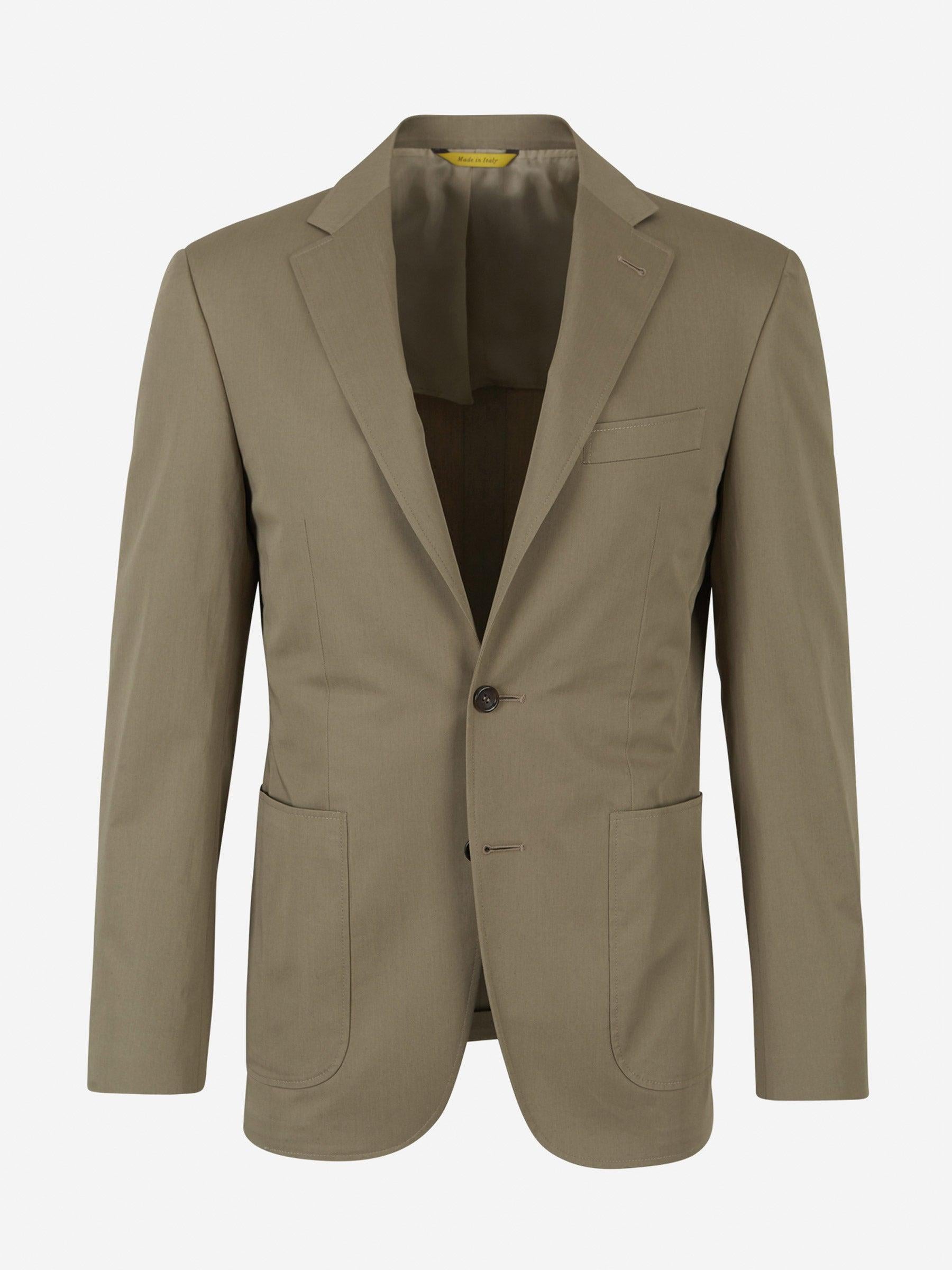 Canali Traje Kei Algodón color Verde Militar sku 311-000336 02 - Foto 4
