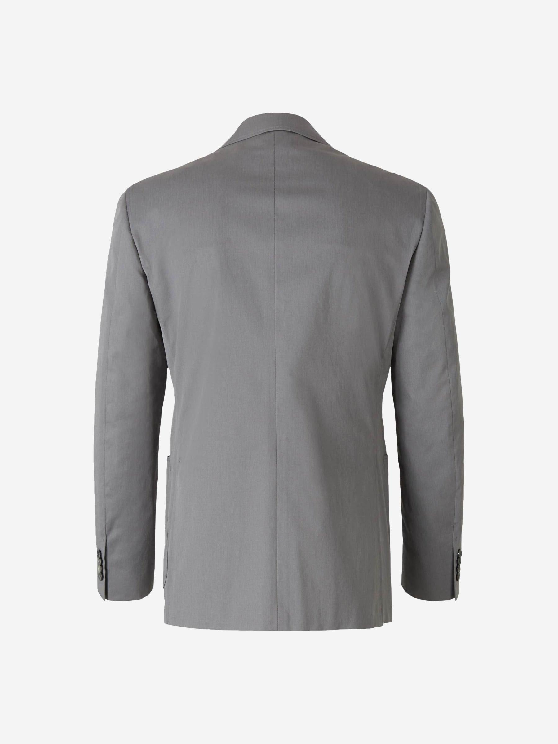 Outlet online Canali Hombre Traje Kei Algodón color Gris Claro sku 311-000336 03 - Foto 2