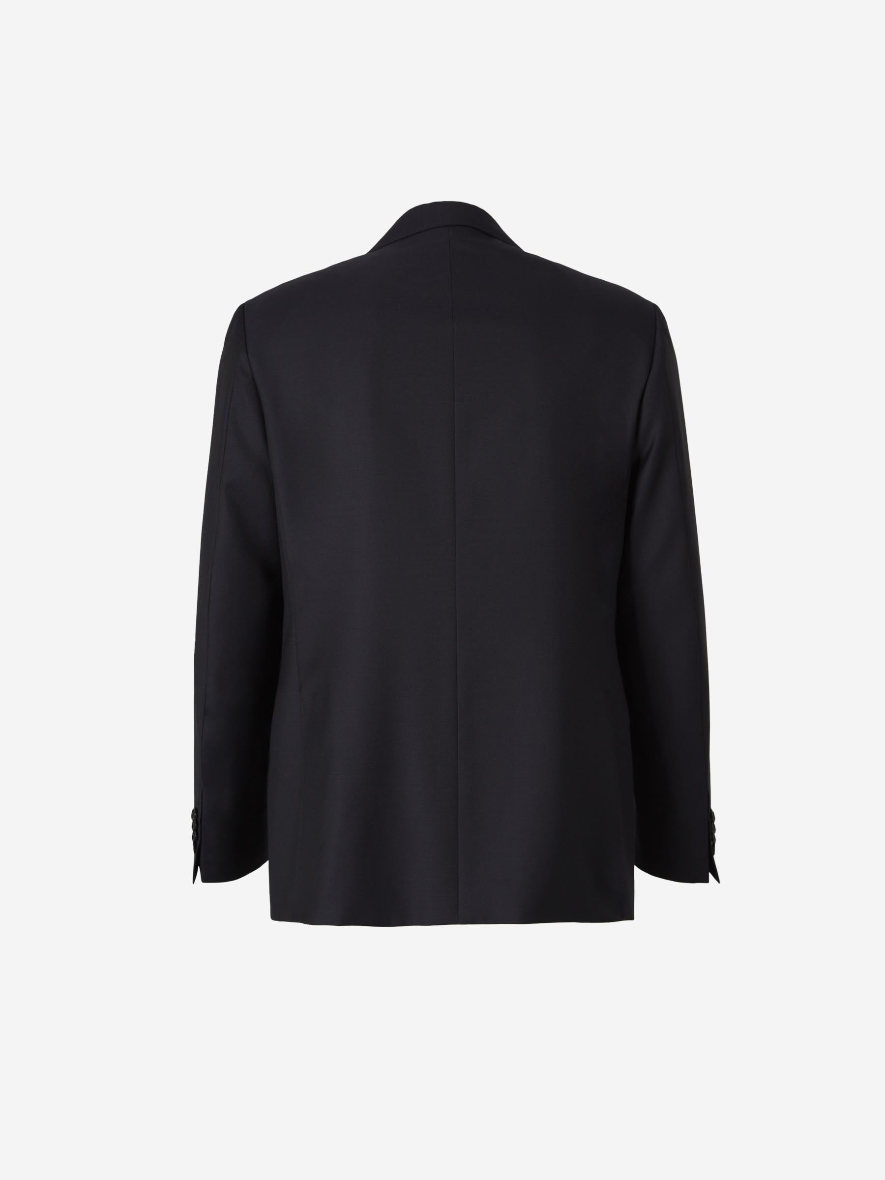 Outlet online Canali Hombre Traje Liso Lana color Azul Noche sku 311-000358 01 - Foto 2