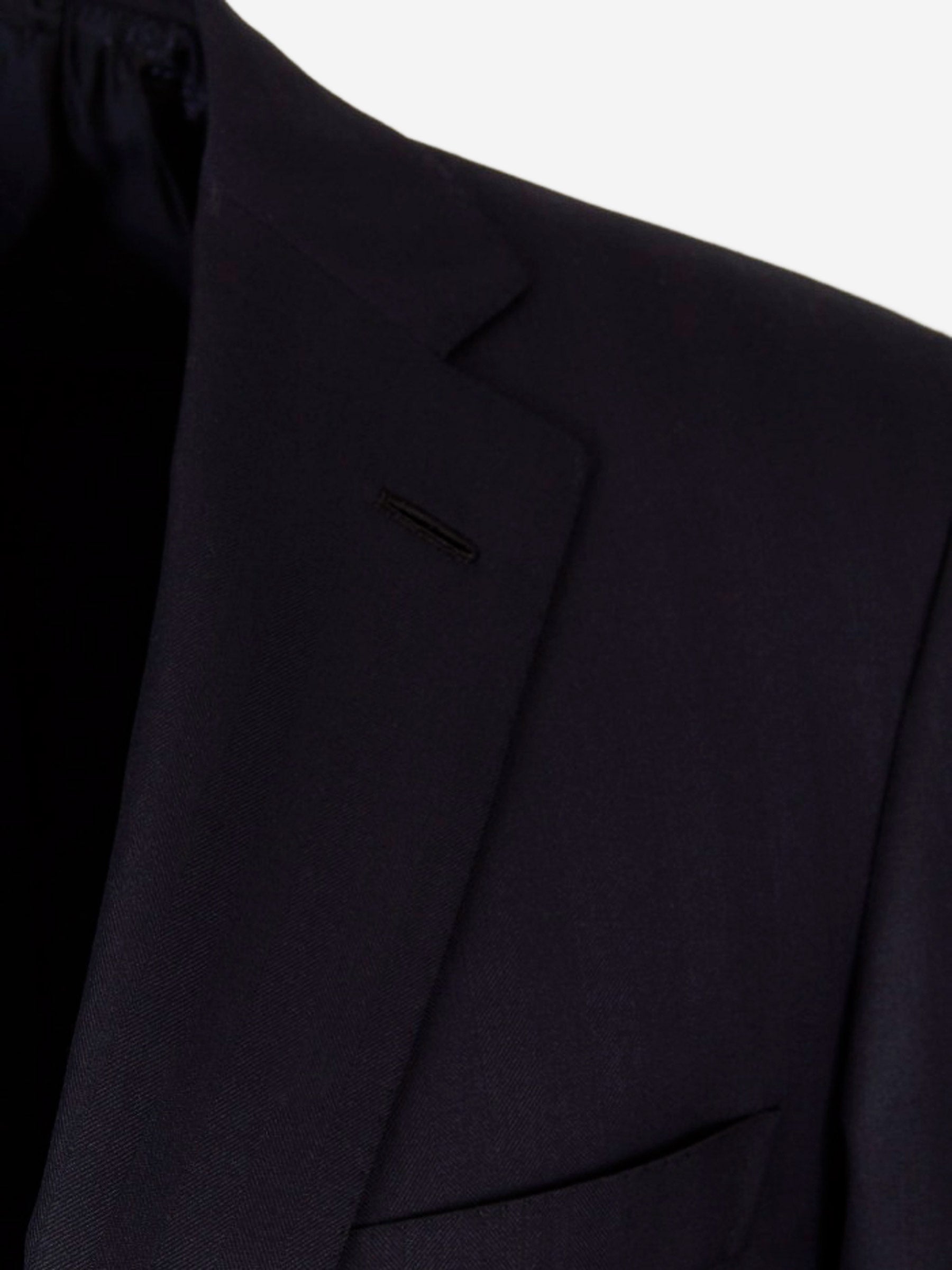 Outlet online Brioni Hombre Traje de lana Herringbone color Negro sku 312-002461 01 - Foto 2