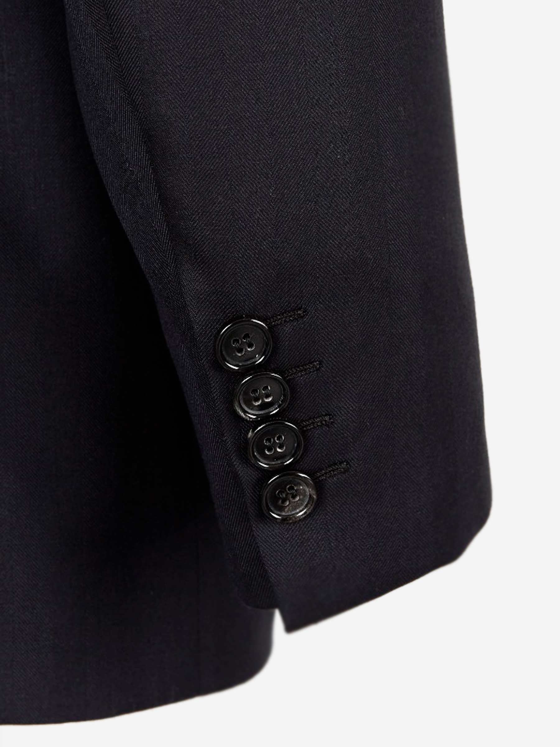 Outlet online Brioni Hombre Traje de lana Herringbone color Negro sku 312-002461 01 - Foto 3