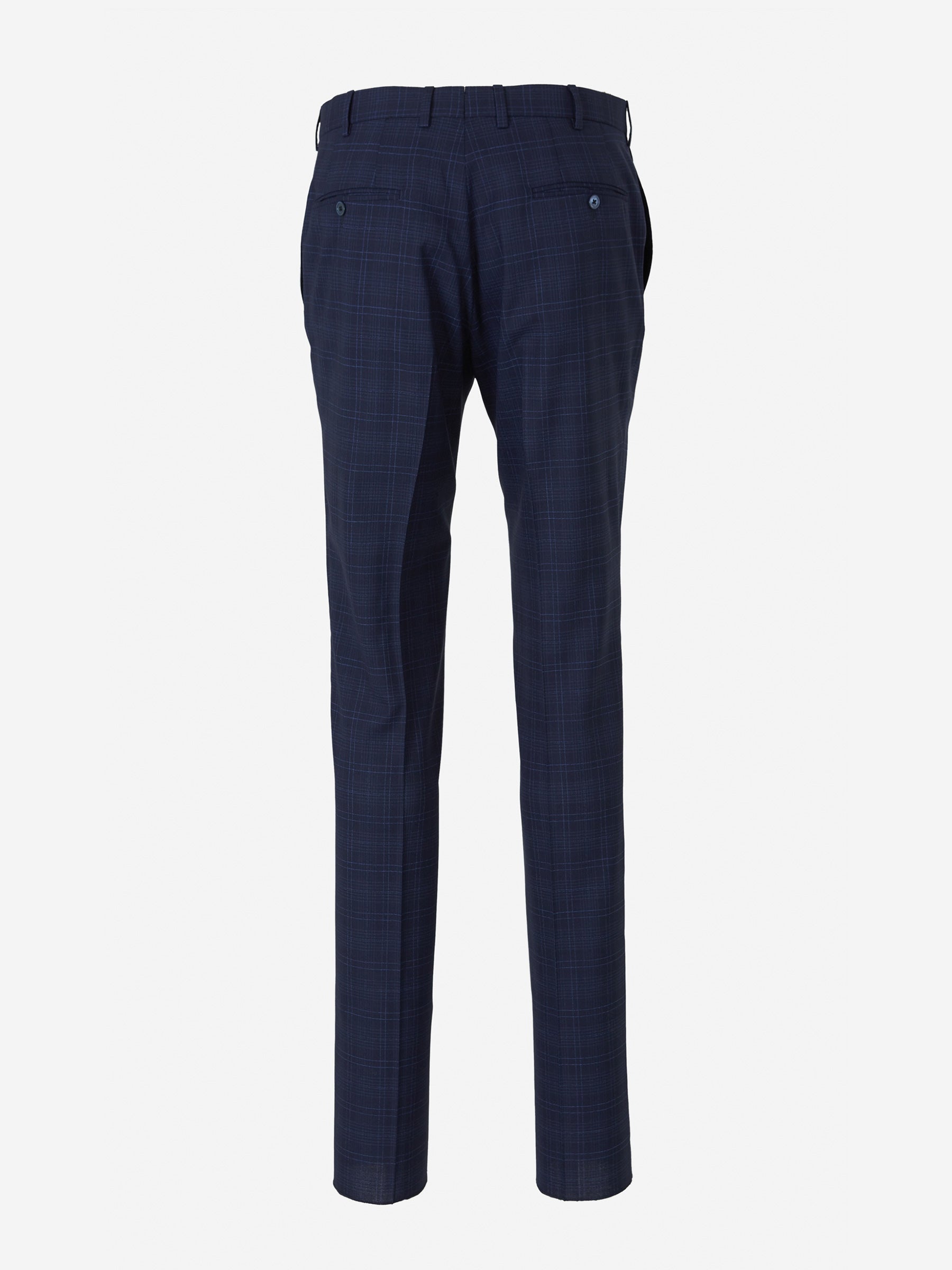 Outlet online Isaia Hombre Traje Cuadros Gregory color Azul Marino sku 312-002510 01 - Foto 8