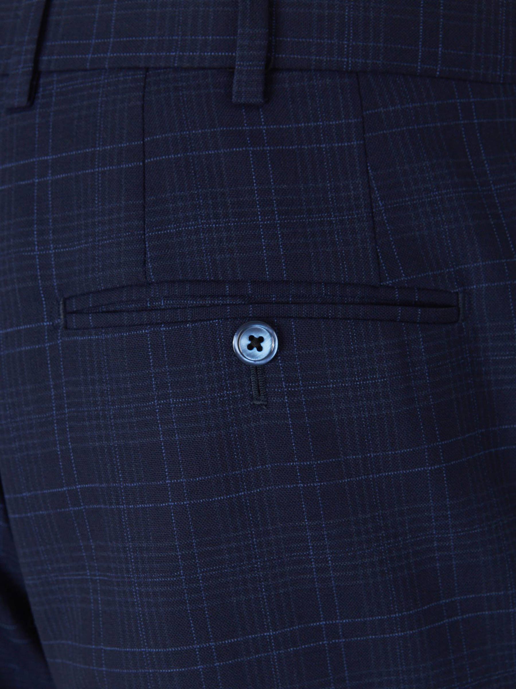 Outlet online Isaia Hombre Traje Cuadros Gregory color Azul Marino sku 312-002510 01 - Foto 10