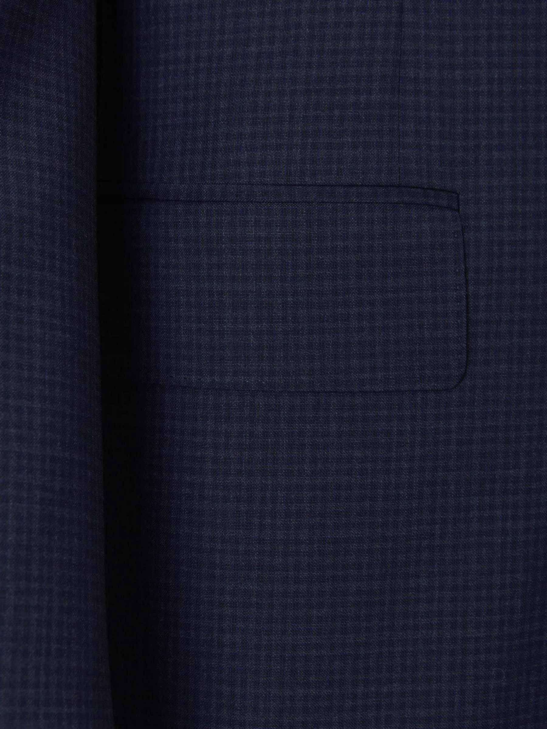 Outlet online Canali Hombre Traje Lana Cuadros color Azul Marino sku 312-002522 01 - Foto 5