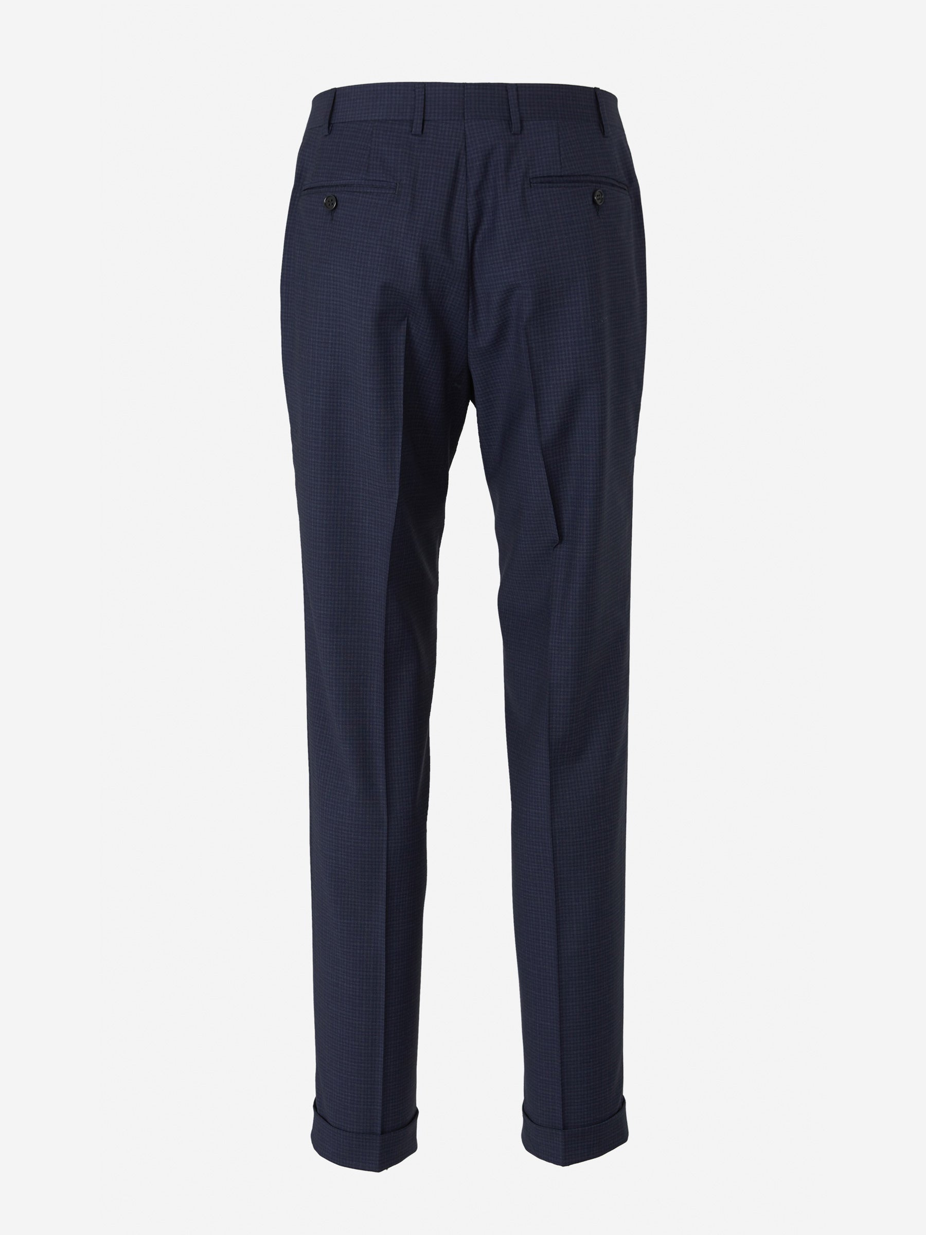 Outlet online Canali Hombre Traje Lana Cuadros color Azul Marino sku 312-002522 01 - Foto 8
