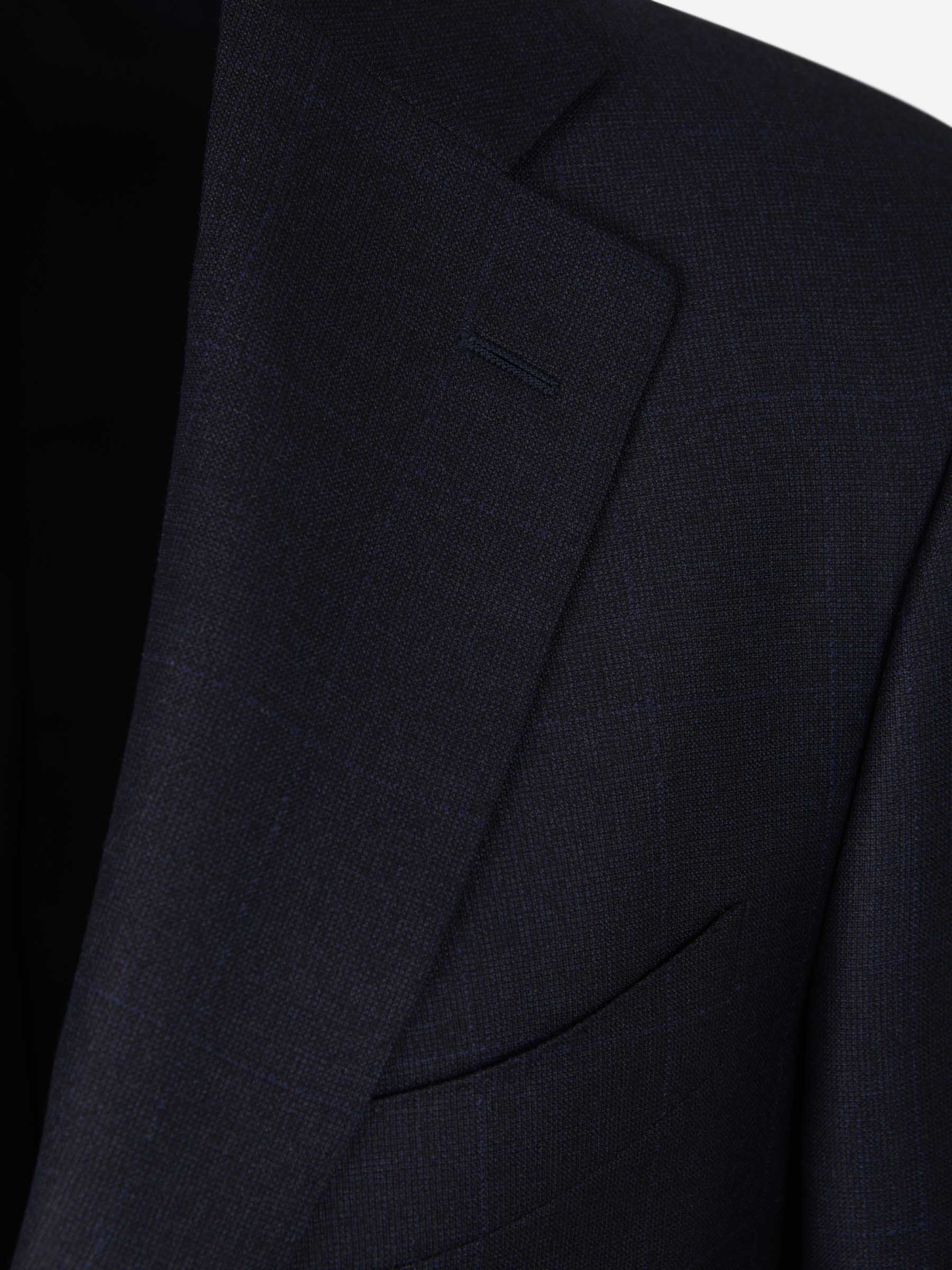 Outlet online Canali Hombre Traje Motivo Cuadros Lana color Gris Oscuro sku 312-002712 01 - Foto 3