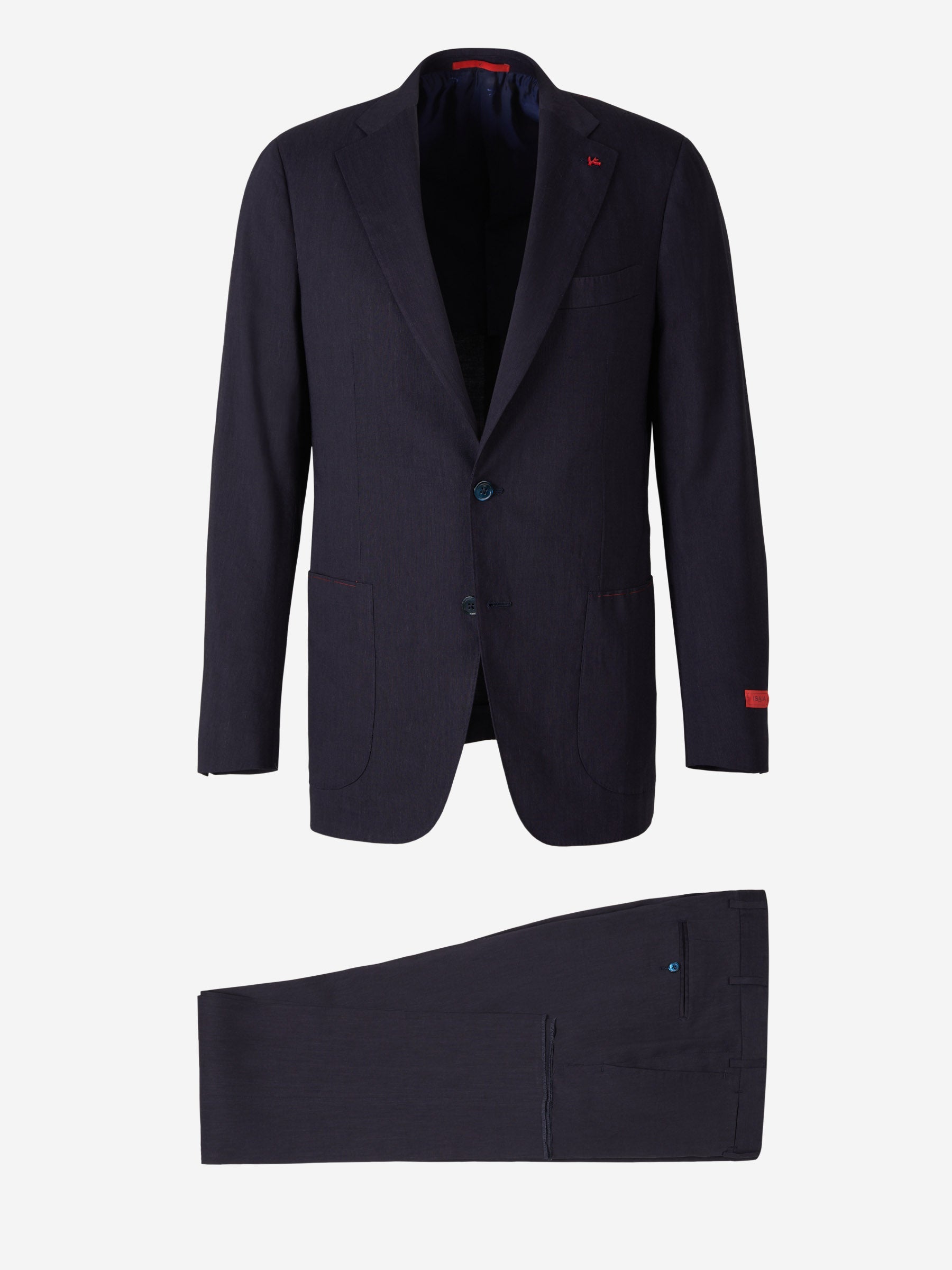 Outlet online Isaia Hombre Traje "Gregory" En Lana color Gris Antracita sku 312-002720 01 - Foto 1