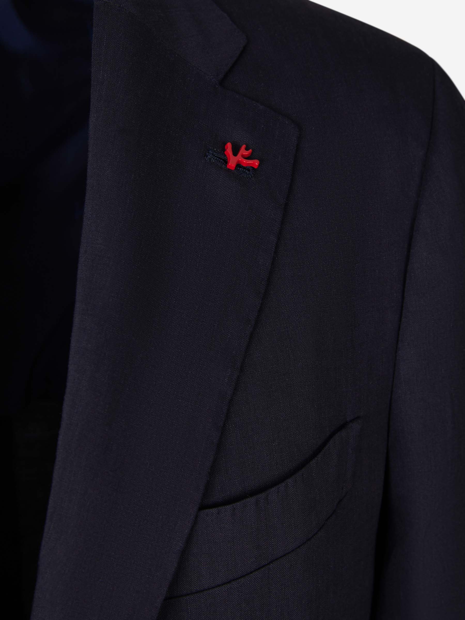 Outlet online Isaia Hombre Traje "Gregory" En Lana color Gris Antracita sku 312-002720 01 - Foto 3