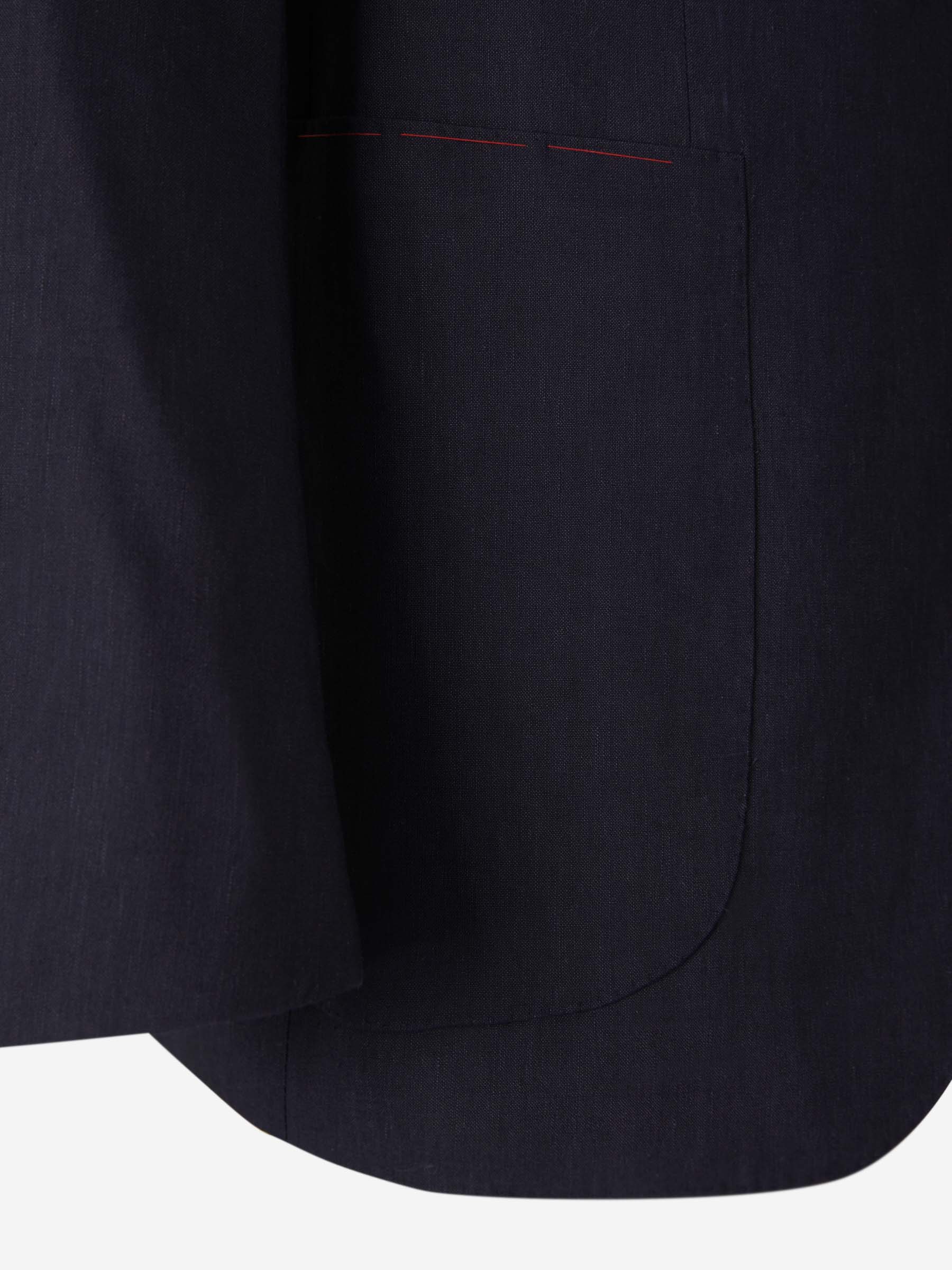 Outlet online Isaia Hombre Traje "Gregory" En Lana color Gris Antracita sku 312-002720 01 - Foto 4