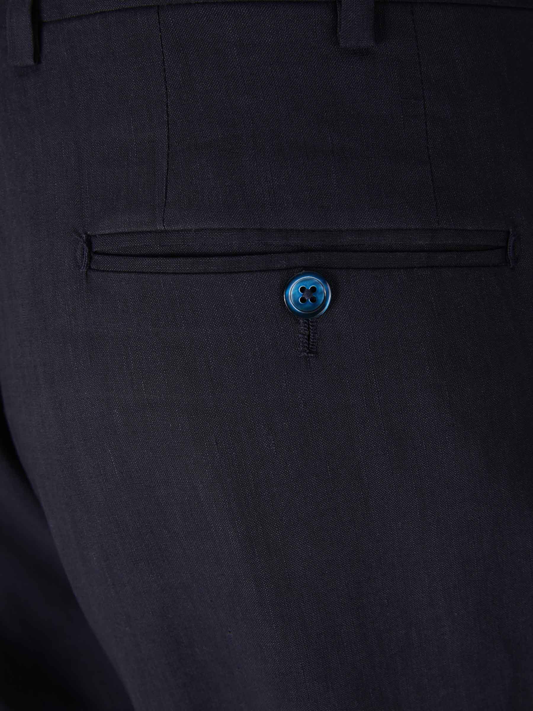 Outlet online Isaia Hombre Traje "Gregory" En Lana color Gris Antracita sku 312-002720 01 - Foto 9