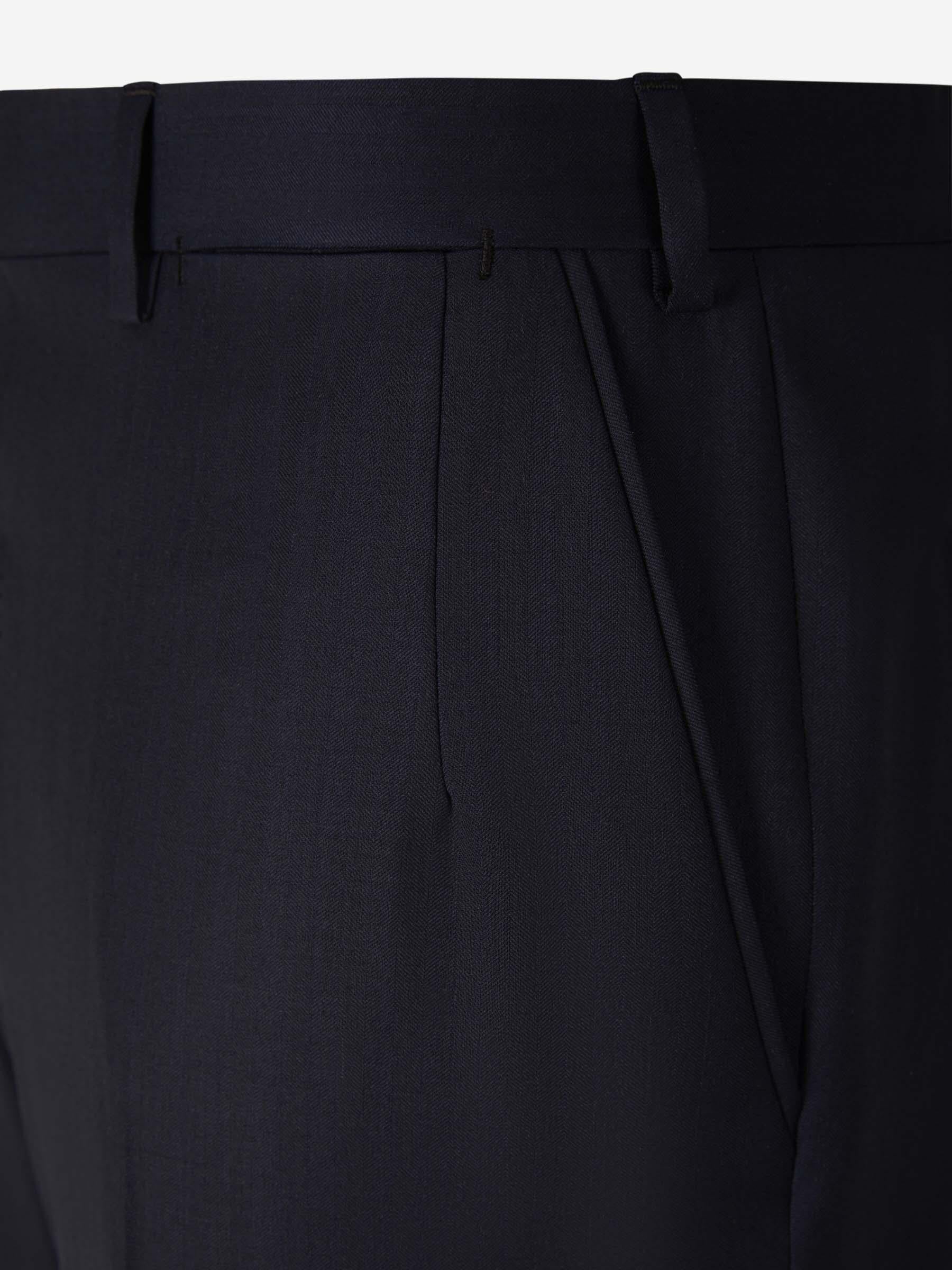 Outlet online Brioni Hombre Traje Lana y Seda color Azul Noche sku 312-002733 01 - Foto 7