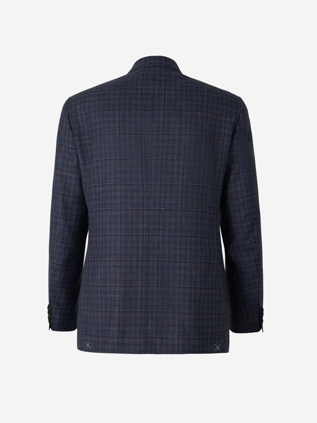 Outlet online Canali Hombre Traje Motivo Cuadros color Azul Cobalto sku 312-002738 01 - Foto 2