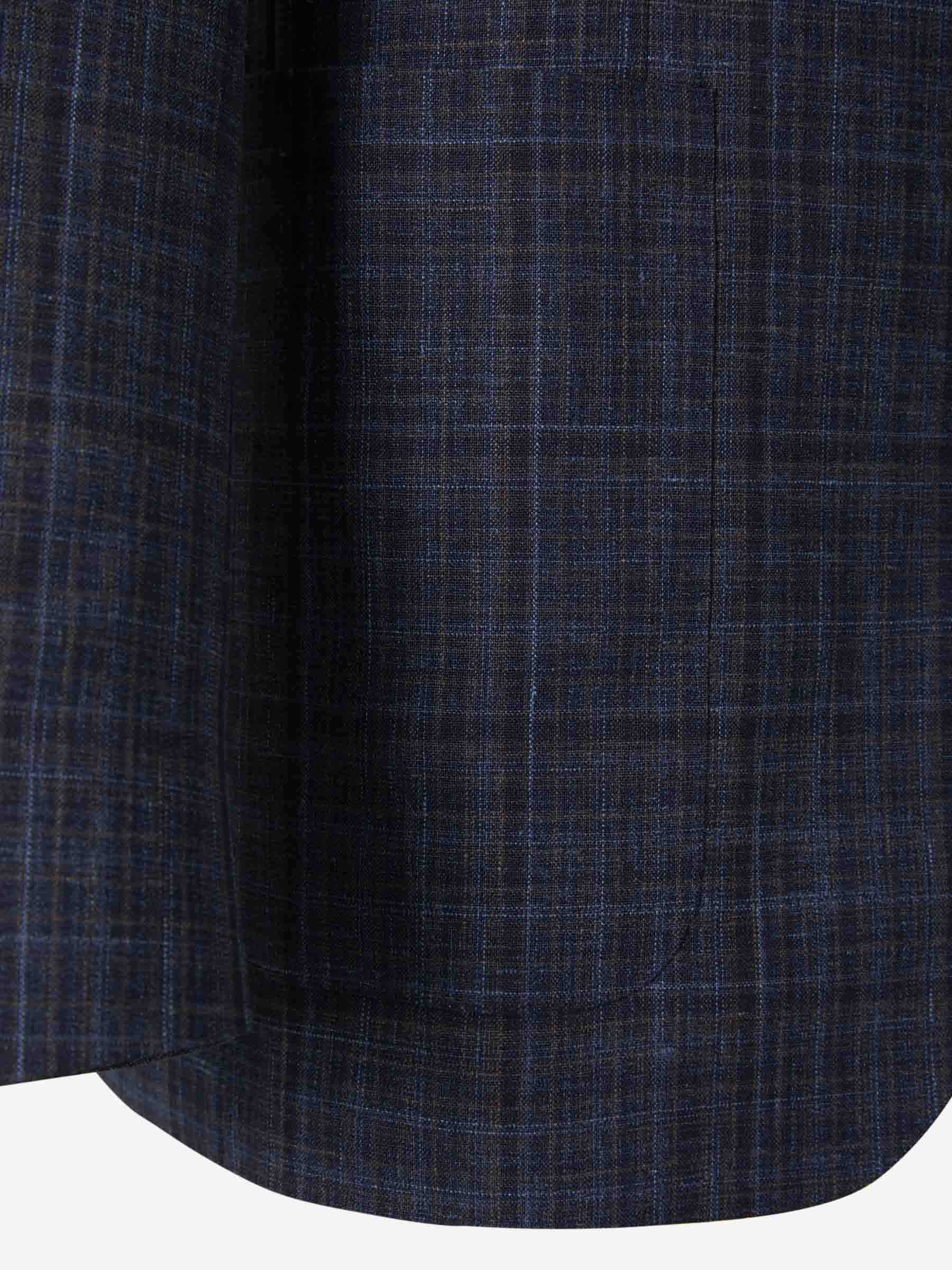 Outlet online Canali Hombre Traje Motivo Cuadros color Azul Cobalto sku 312-002738 01 - Foto 4
