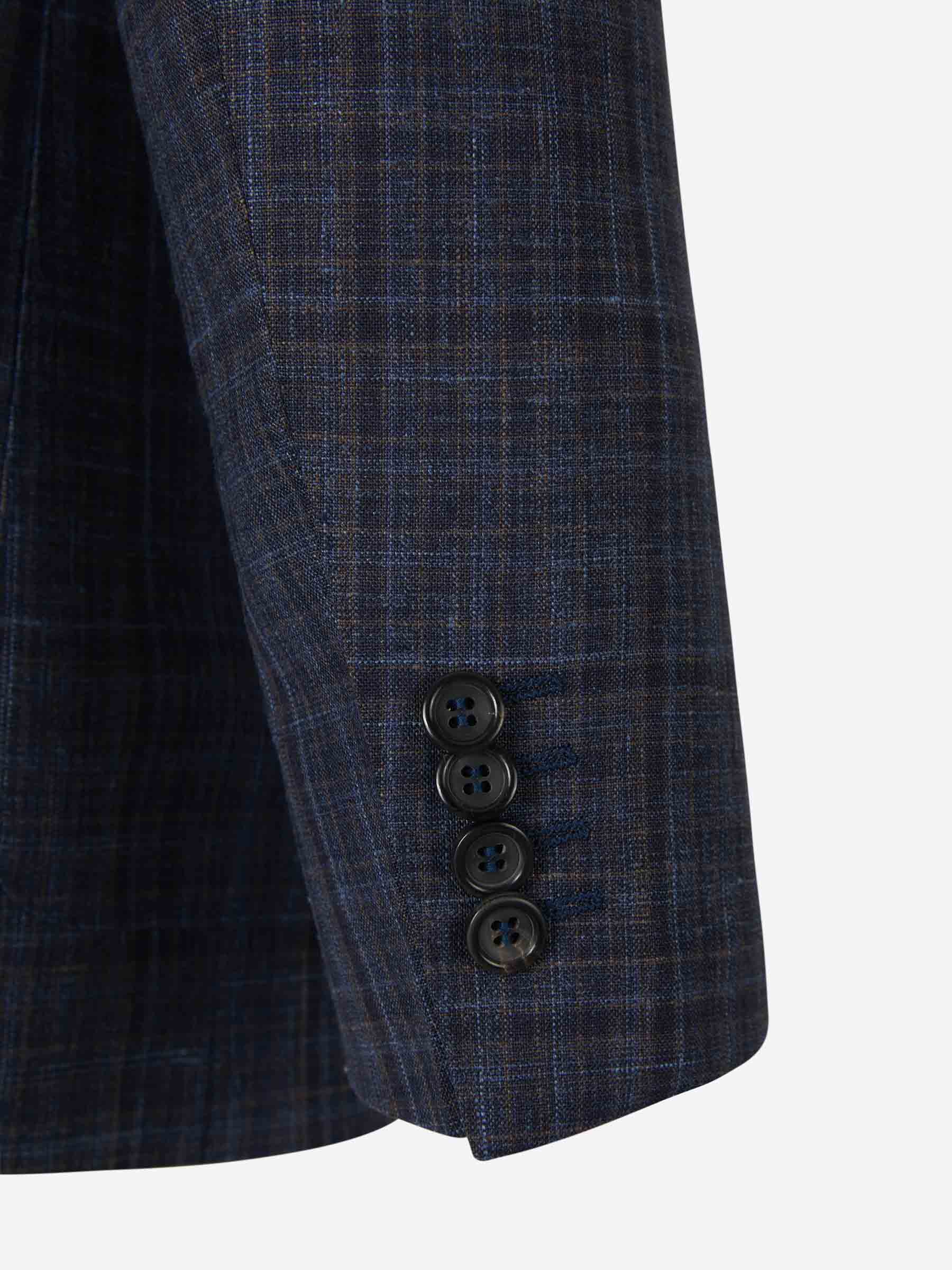 Outlet online Canali Hombre Traje Motivo Cuadros color Azul Cobalto sku 312-002738 01 - Foto 5