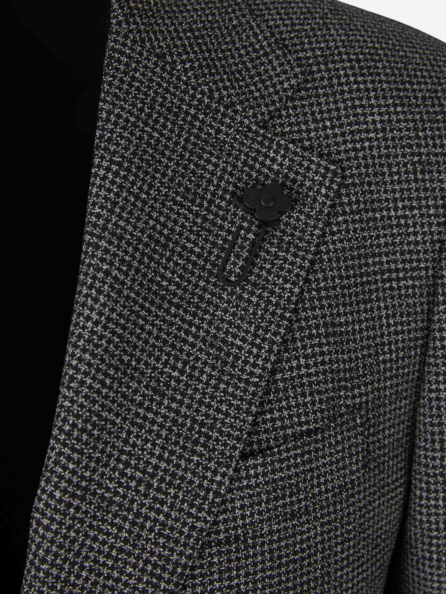 Outlet online Lardini Hombre Traje Punto Lana color Gris Oscuro sku 312-002750 01 - Foto 3