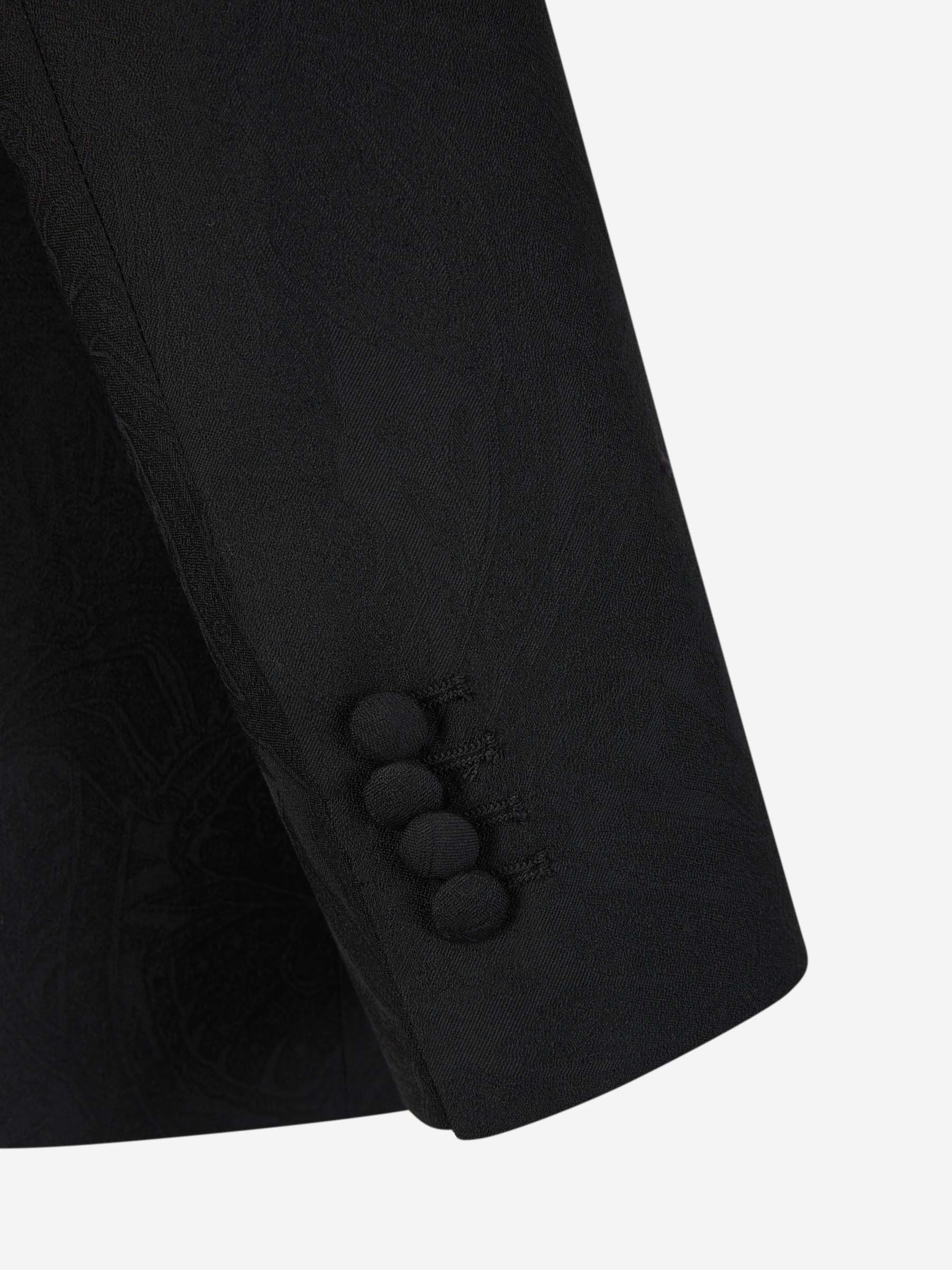 Outlet online Etro Hombre Traje Motivo Paisley color Negro sku 312-002755 01 - Foto 5