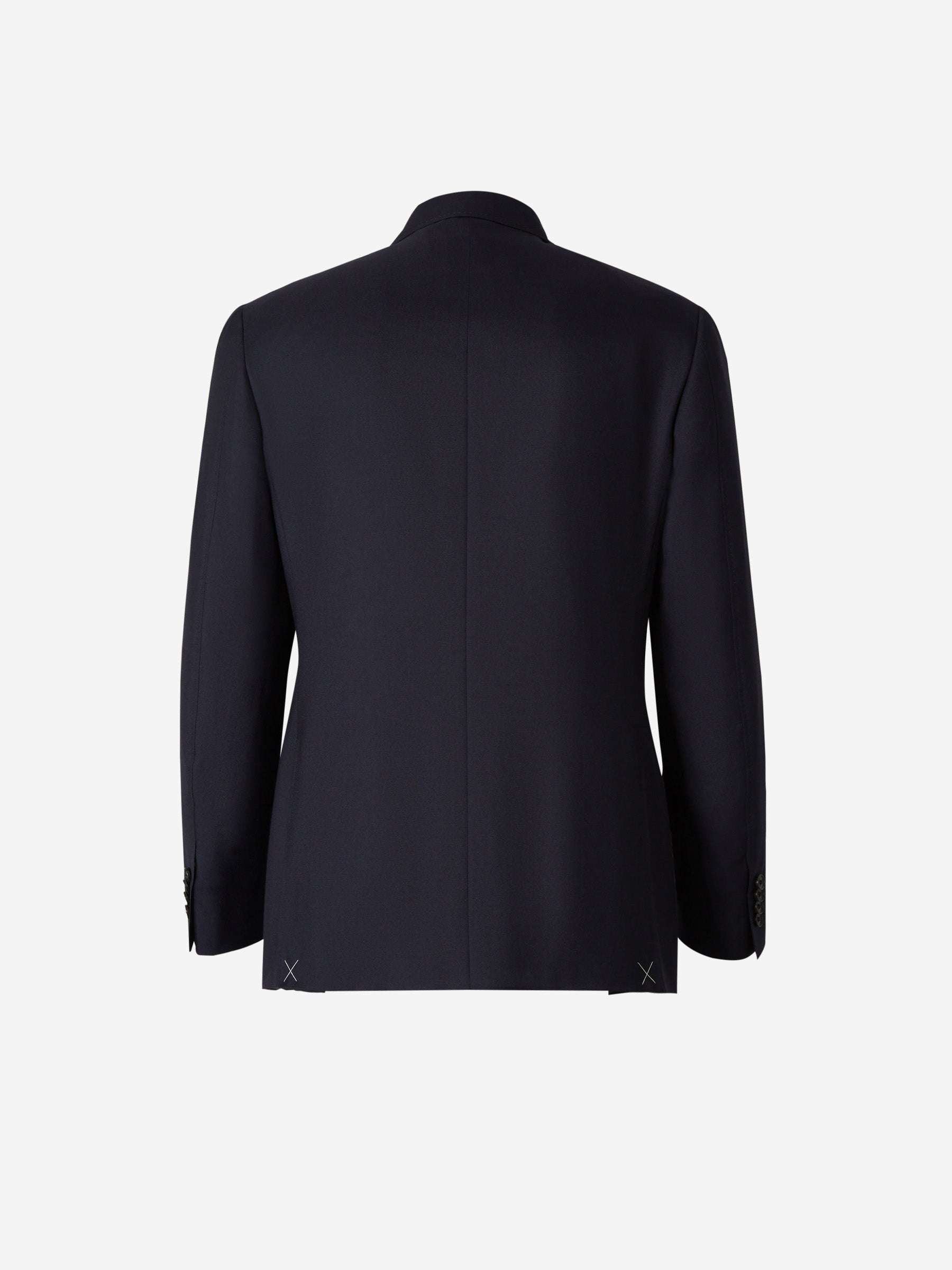 Outlet online Canali Hombre Traje Liso Cashmere color Azul Noche sku 312-002756 01 - Foto 2