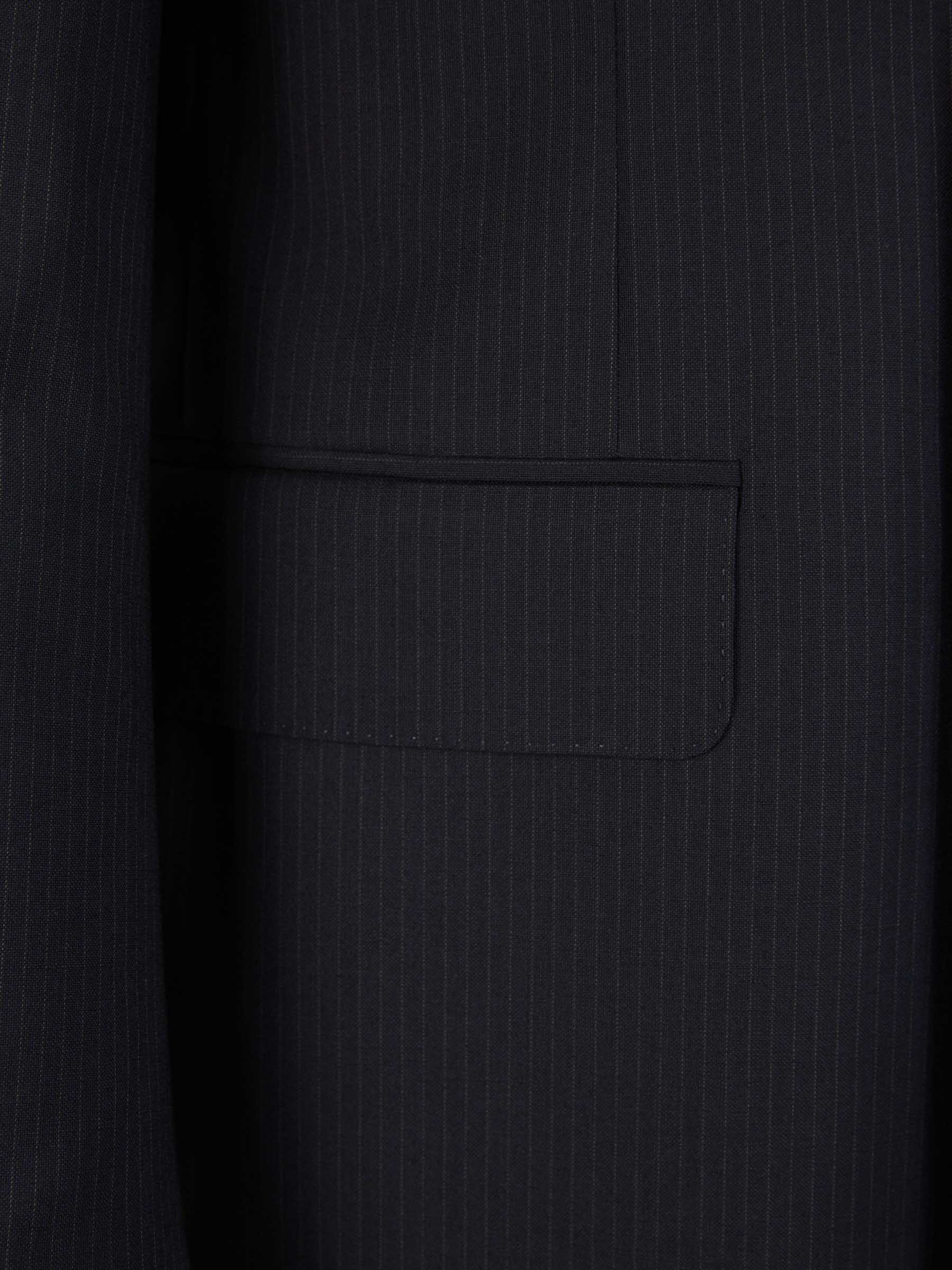 Outlet online Canali Hombre Traje Lana Rayas color Negro sku 312-002761 01 - Foto 4