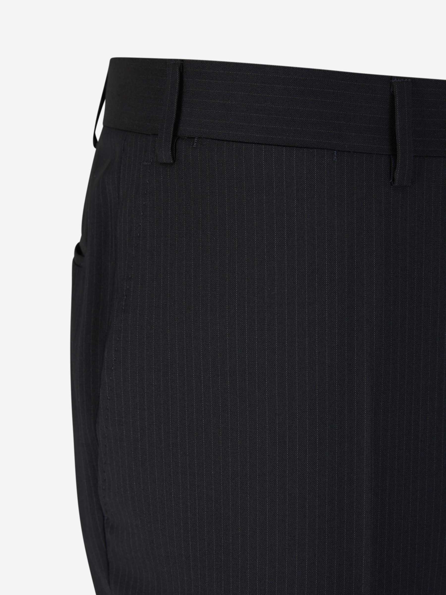 Outlet online Canali Hombre Traje Lana Rayas color Negro sku 312-002761 01 - Foto 8