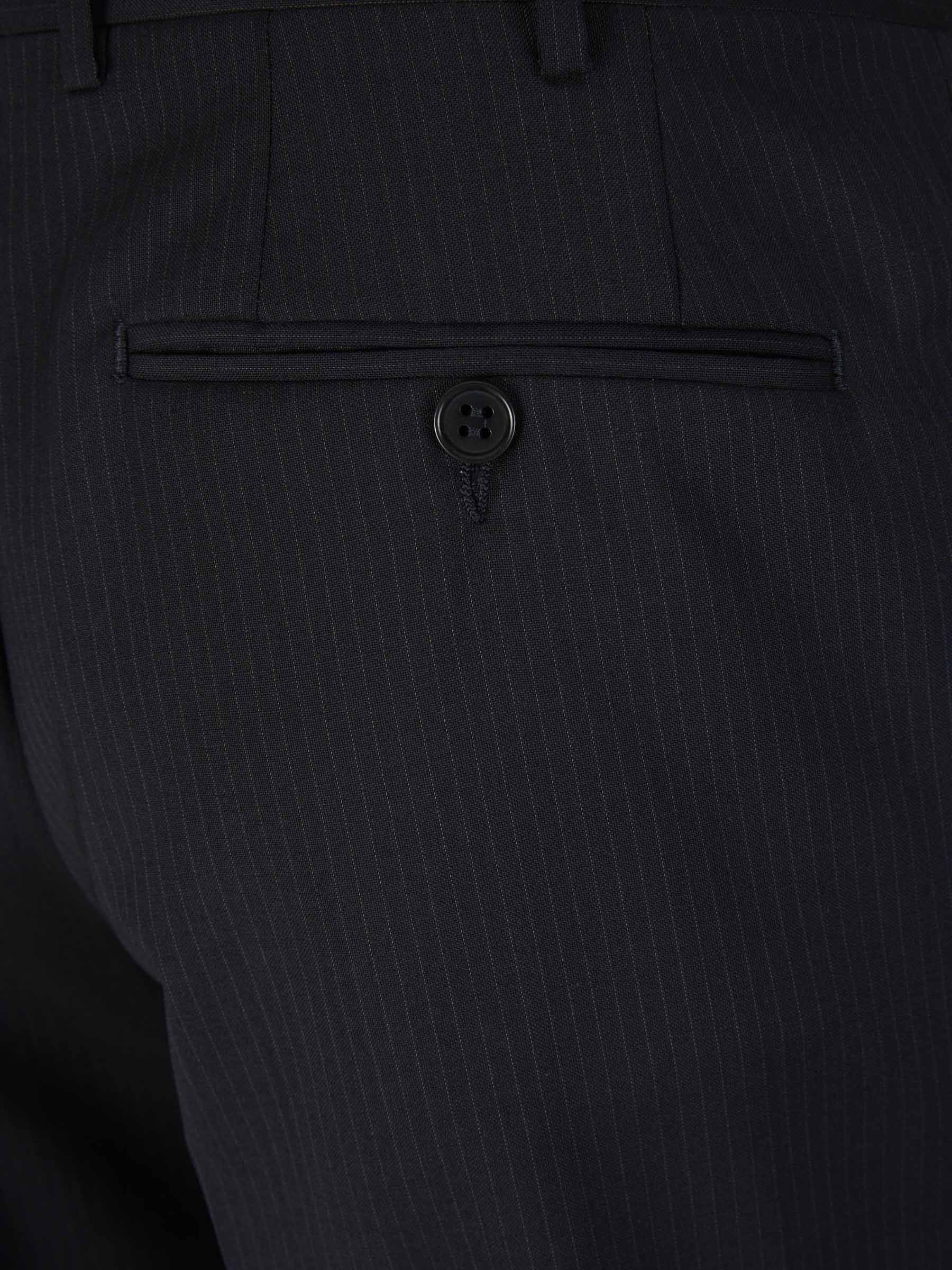 Outlet online Canali Hombre Traje Lana Rayas color Negro sku 312-002761 01 - Foto 9