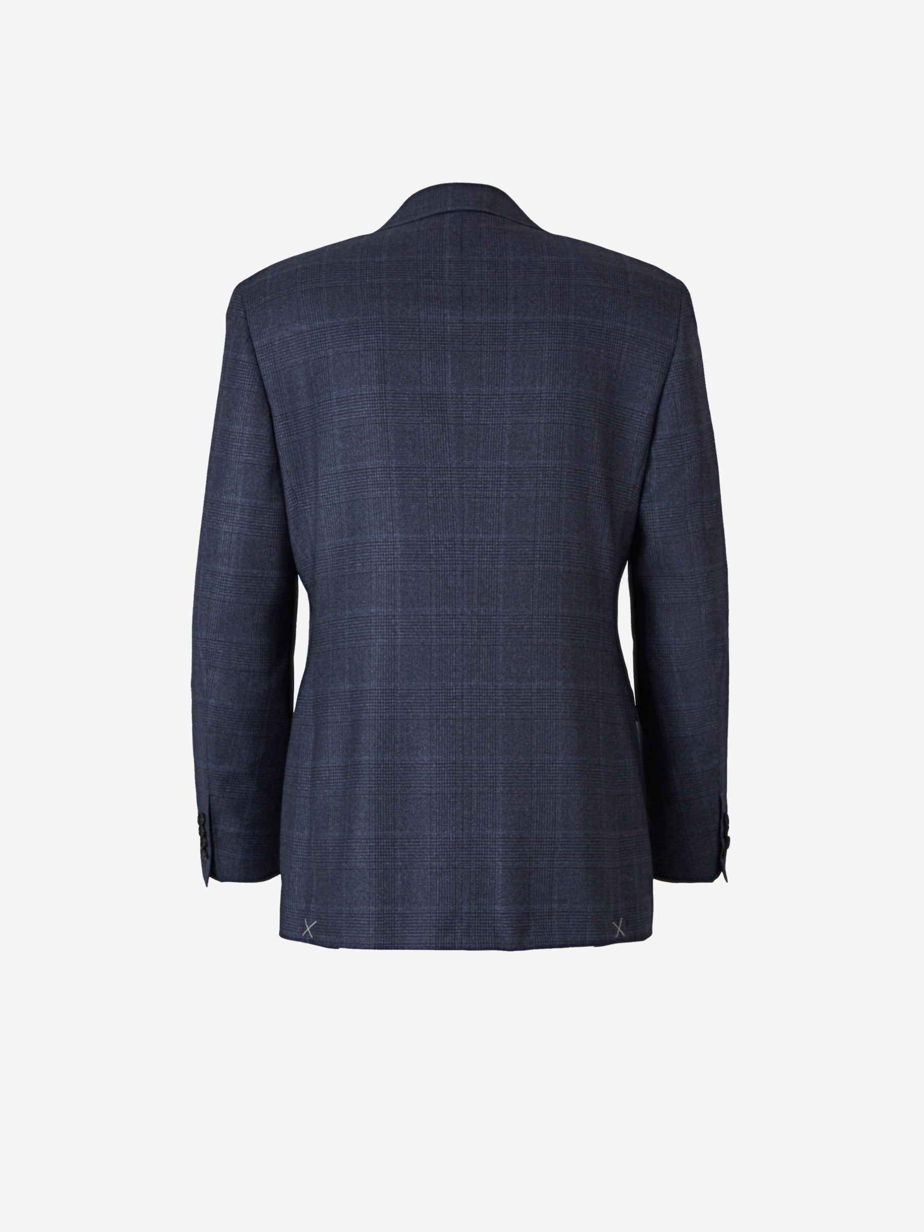 Outlet online Canali Hombre Traje Lana Cuadros color Azul Marino sku 312-002765 01 - Foto 2