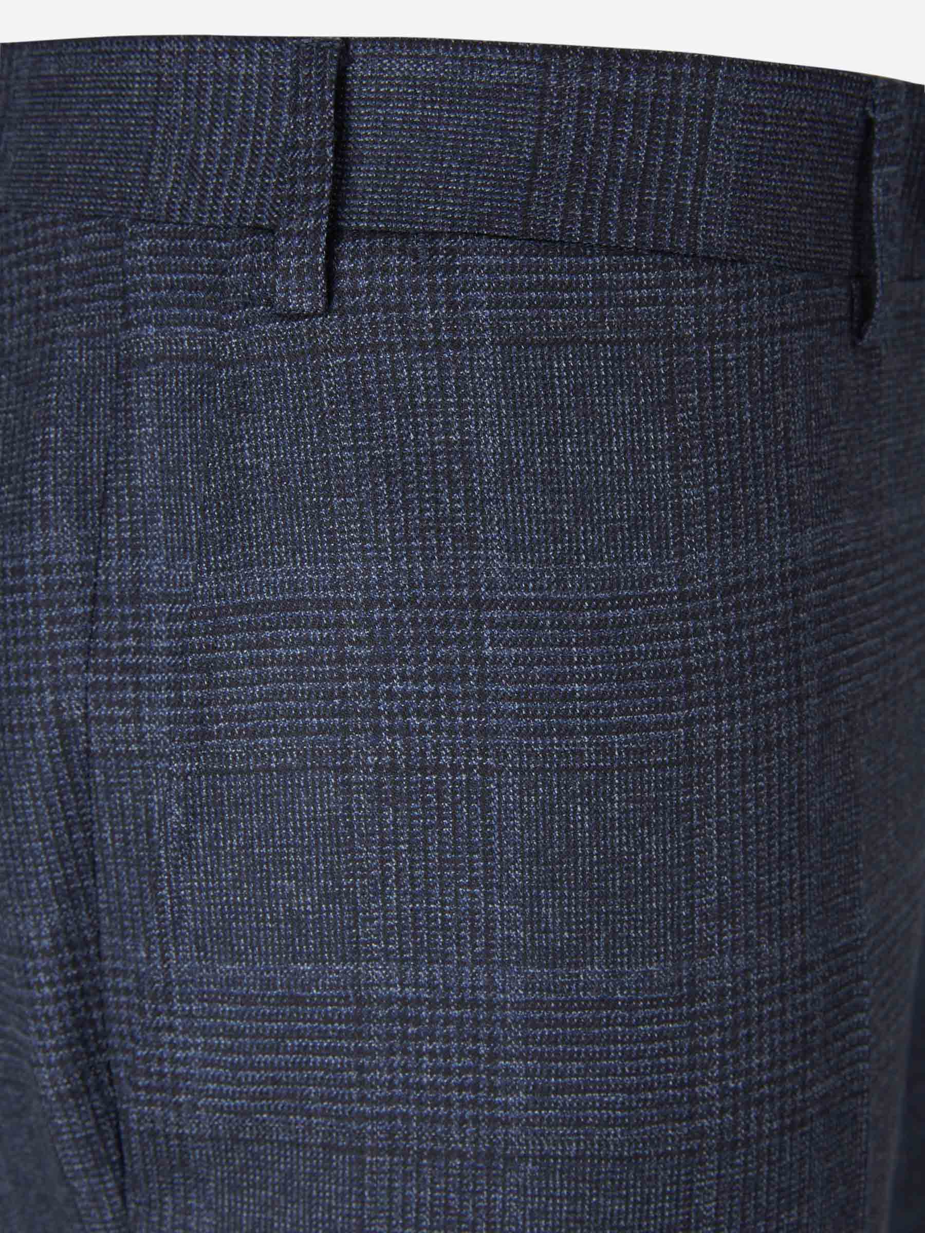Outlet online Canali Hombre Traje Lana Cuadros color Azul Marino sku 312-002765 01 - Foto 8