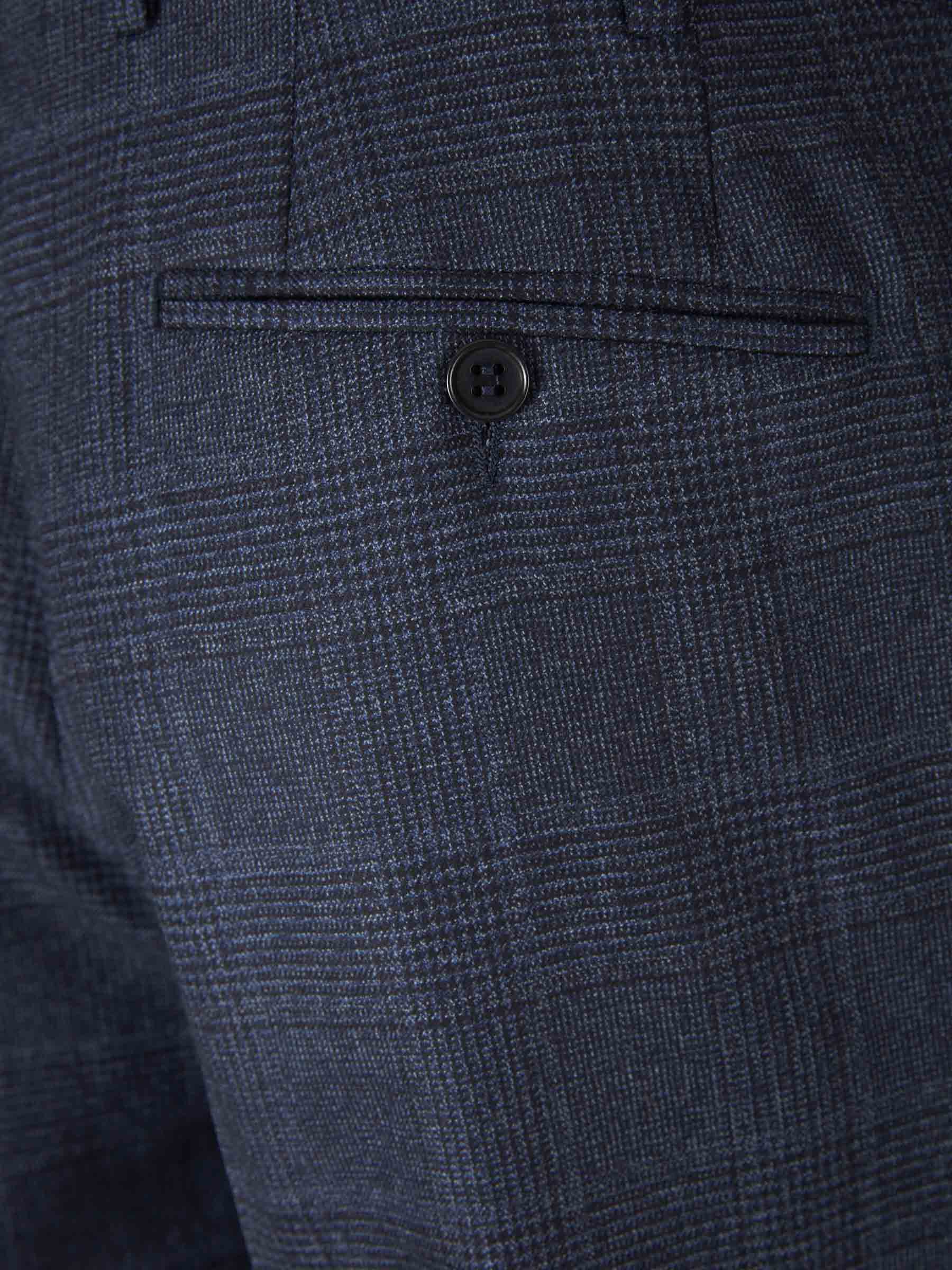 Outlet online Canali Hombre Traje Lana Cuadros color Azul Marino sku 312-002765 01 - Foto 9