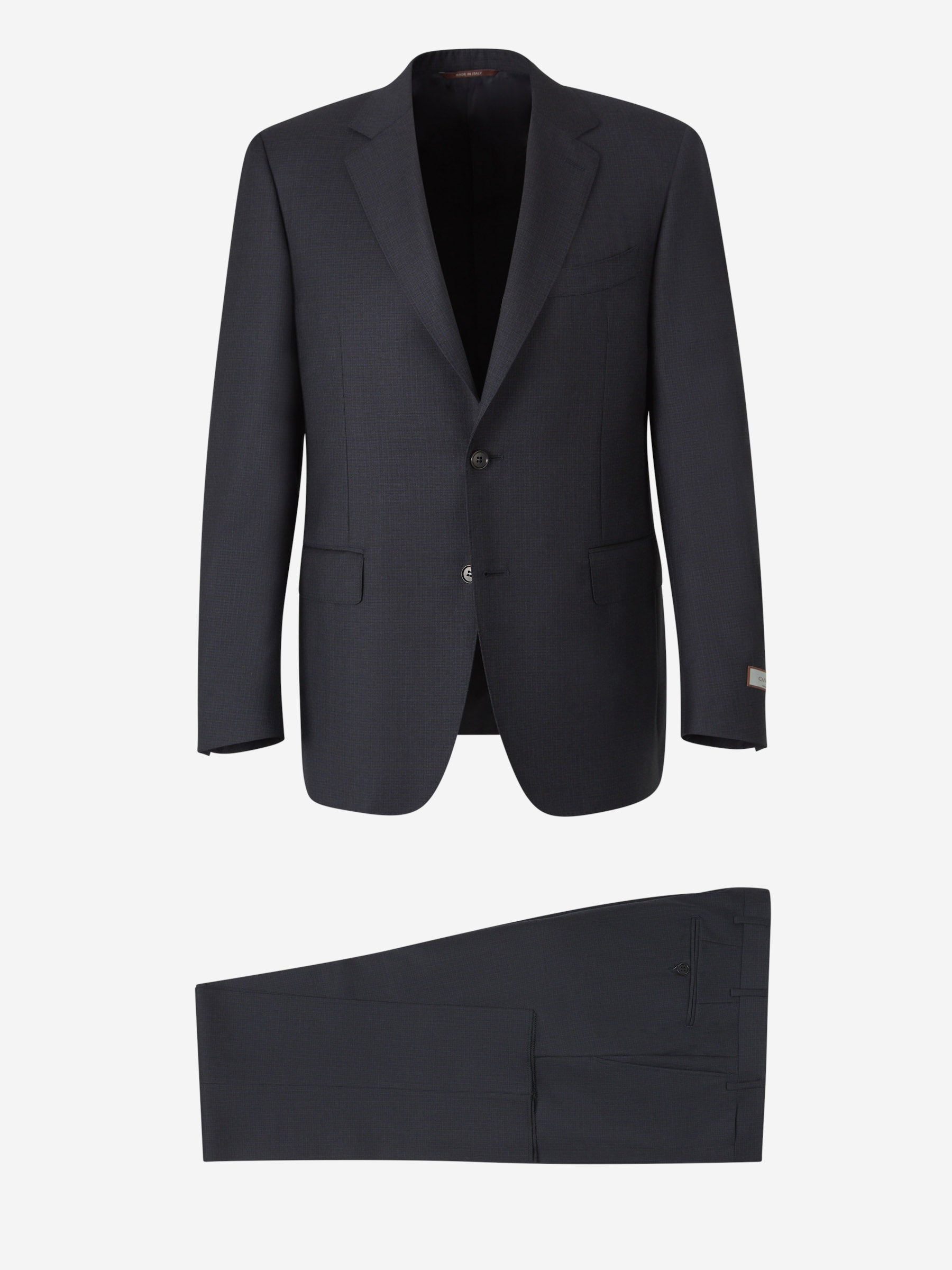 Outlet online Canali Hombre Traje Liso Lana color Gris Oscuro sku 312-002827 01 - Foto 1