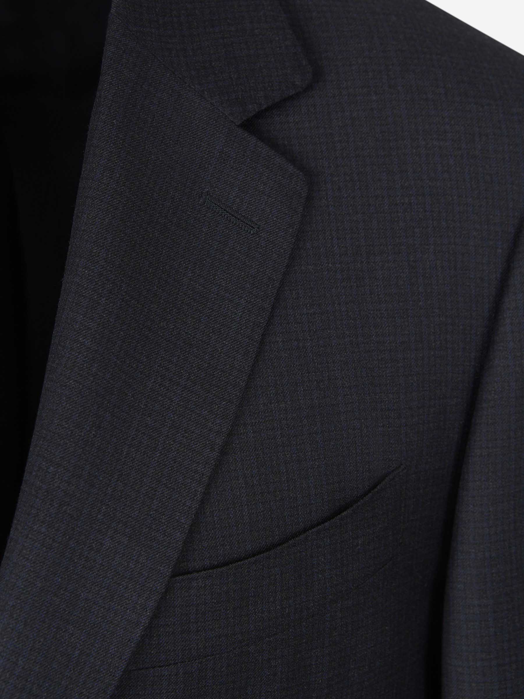 Outlet online Canali Hombre Traje Liso Lana color Gris Oscuro sku 312-002827 01 - Foto 3