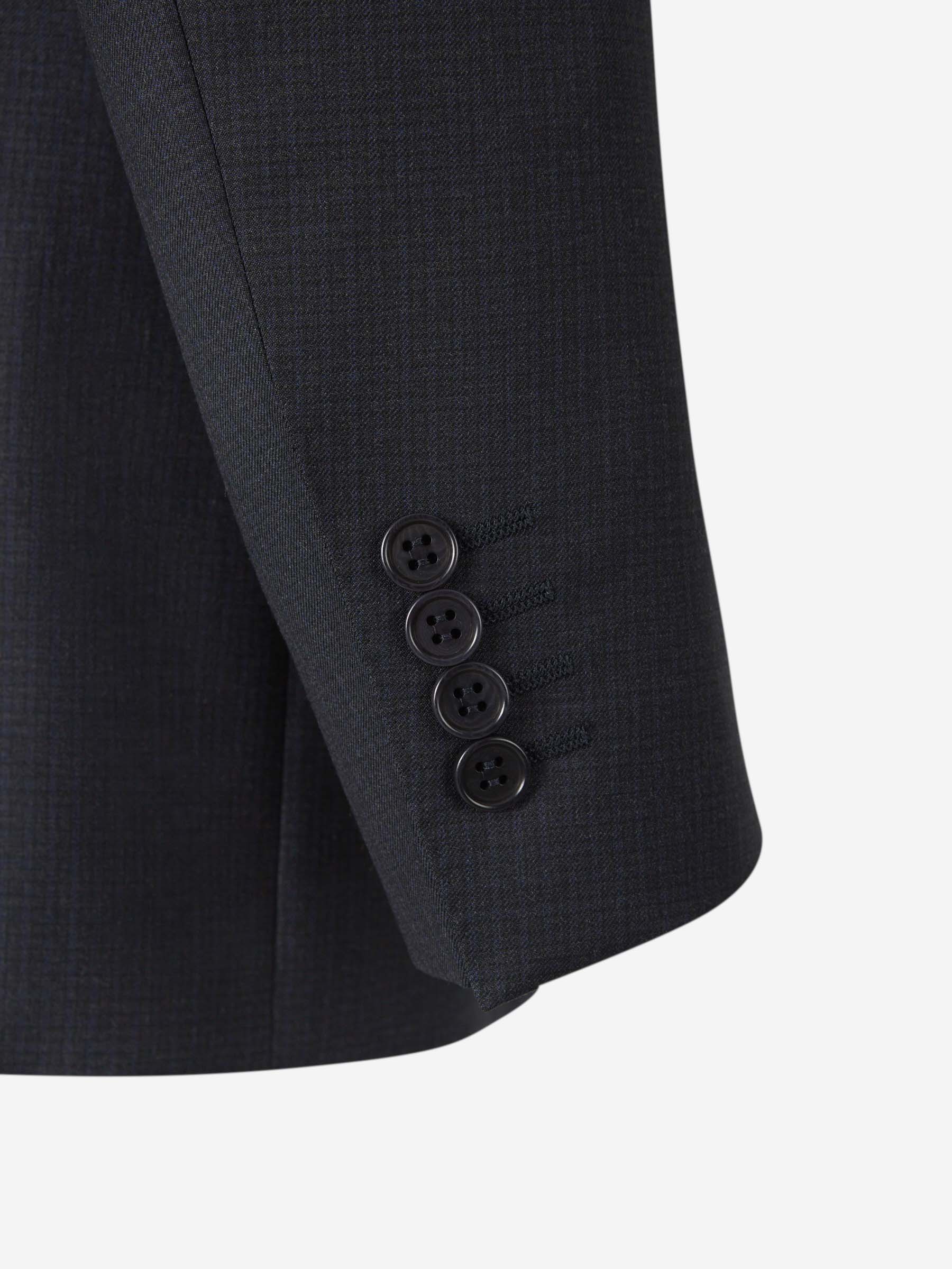 Outlet online Canali Hombre Traje Liso Lana color Gris Oscuro sku 312-002827 01 - Foto 5