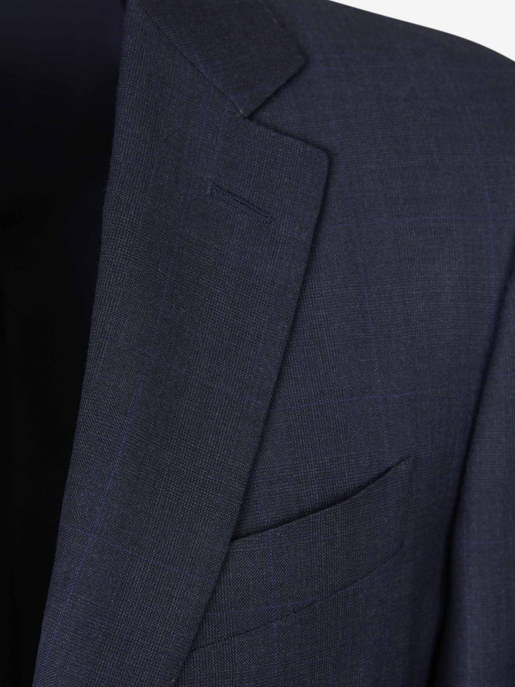 Outlet online Canali Hombre Traje Lana Liso color Azul Marino sku 312-002832 01 - Foto 3