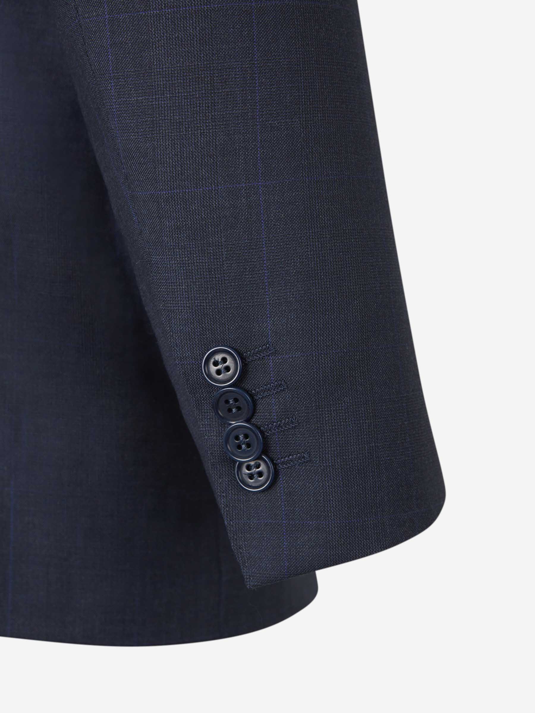 Outlet online Canali Hombre Traje Lana Liso color Azul Marino sku 312-002832 01 - Foto 5