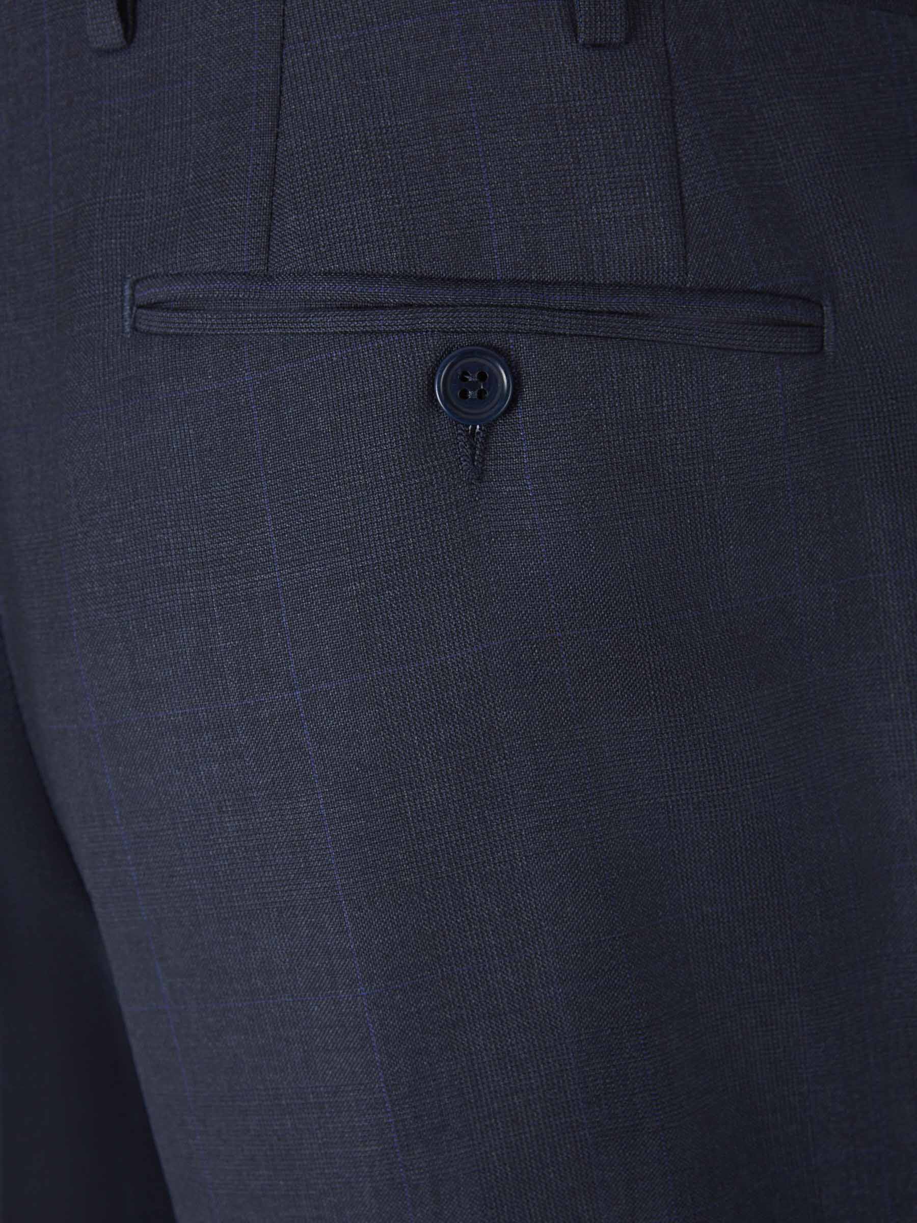 Outlet online Canali Hombre Traje Lana Liso color Azul Marino sku 312-002832 01 - Foto 9