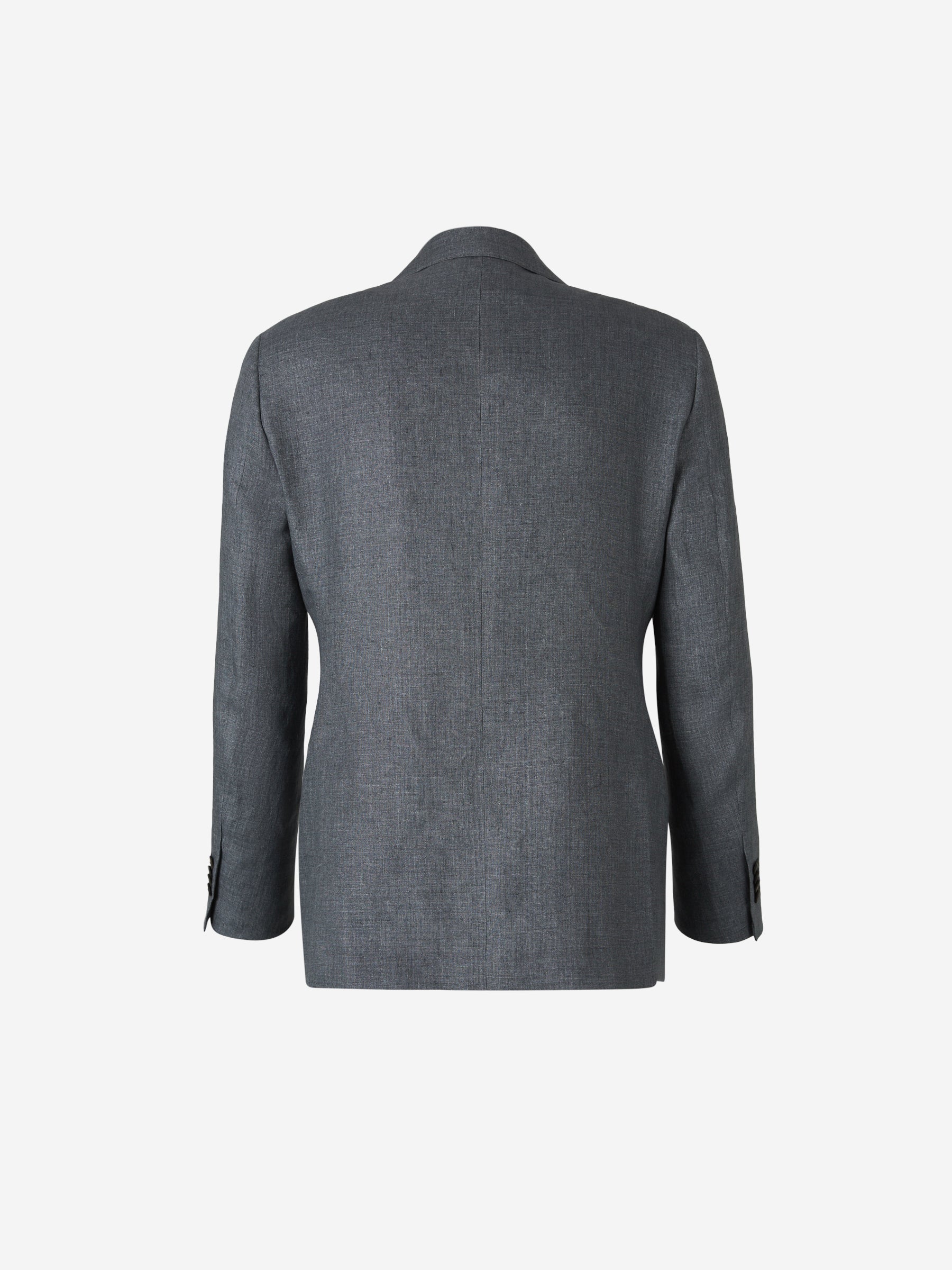 Outlet online Santa Eulalia Hombre Traje Liso Lino color Gris Piedra sku 312-002842 01 - Foto 2