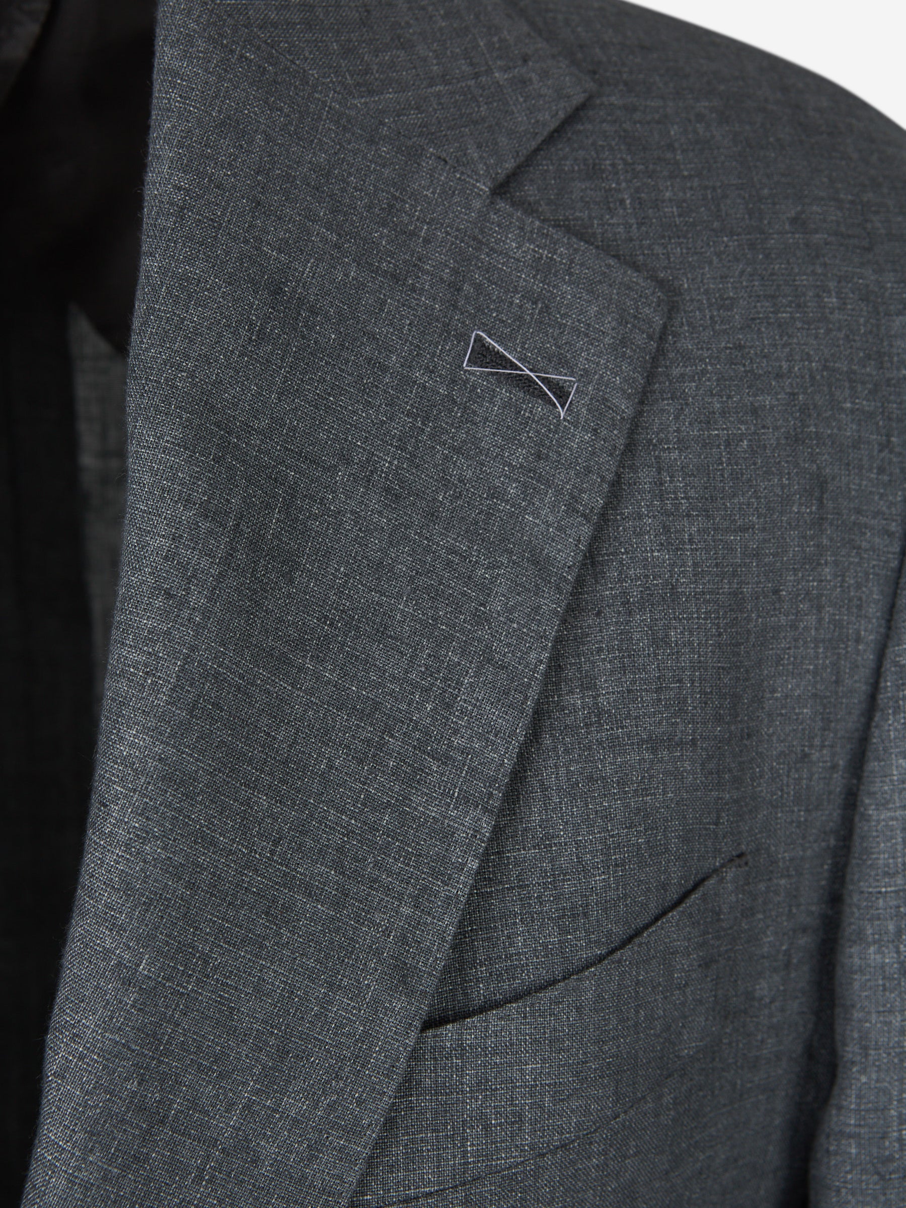 Outlet online Santa Eulalia Hombre Traje Liso Lino color Gris Piedra sku 312-002842 01 - Foto 3