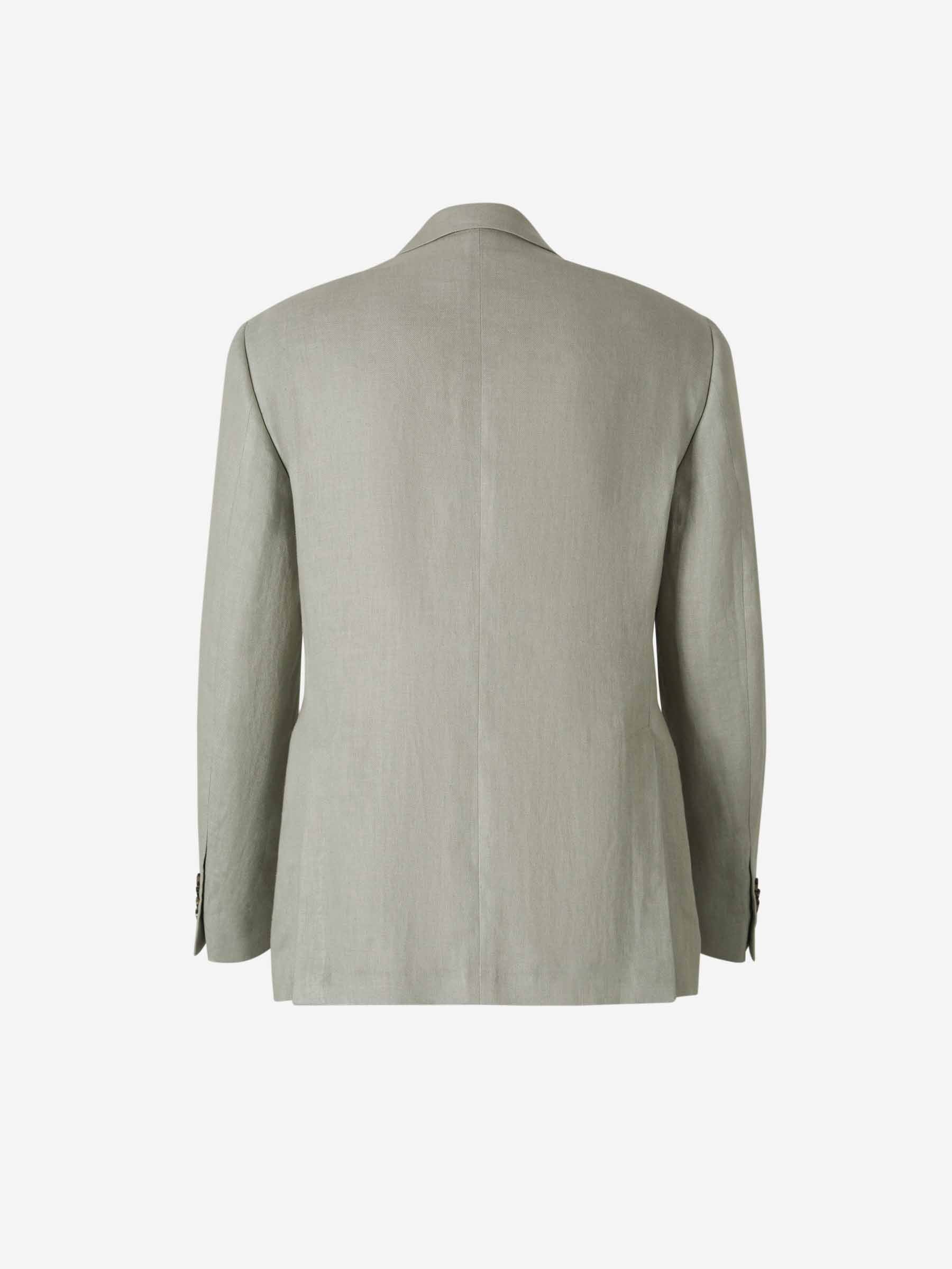 Outlet online Lardini Hombre Traje Recto Lino color Verde Manzana sku 312-002845 01 - Foto 2